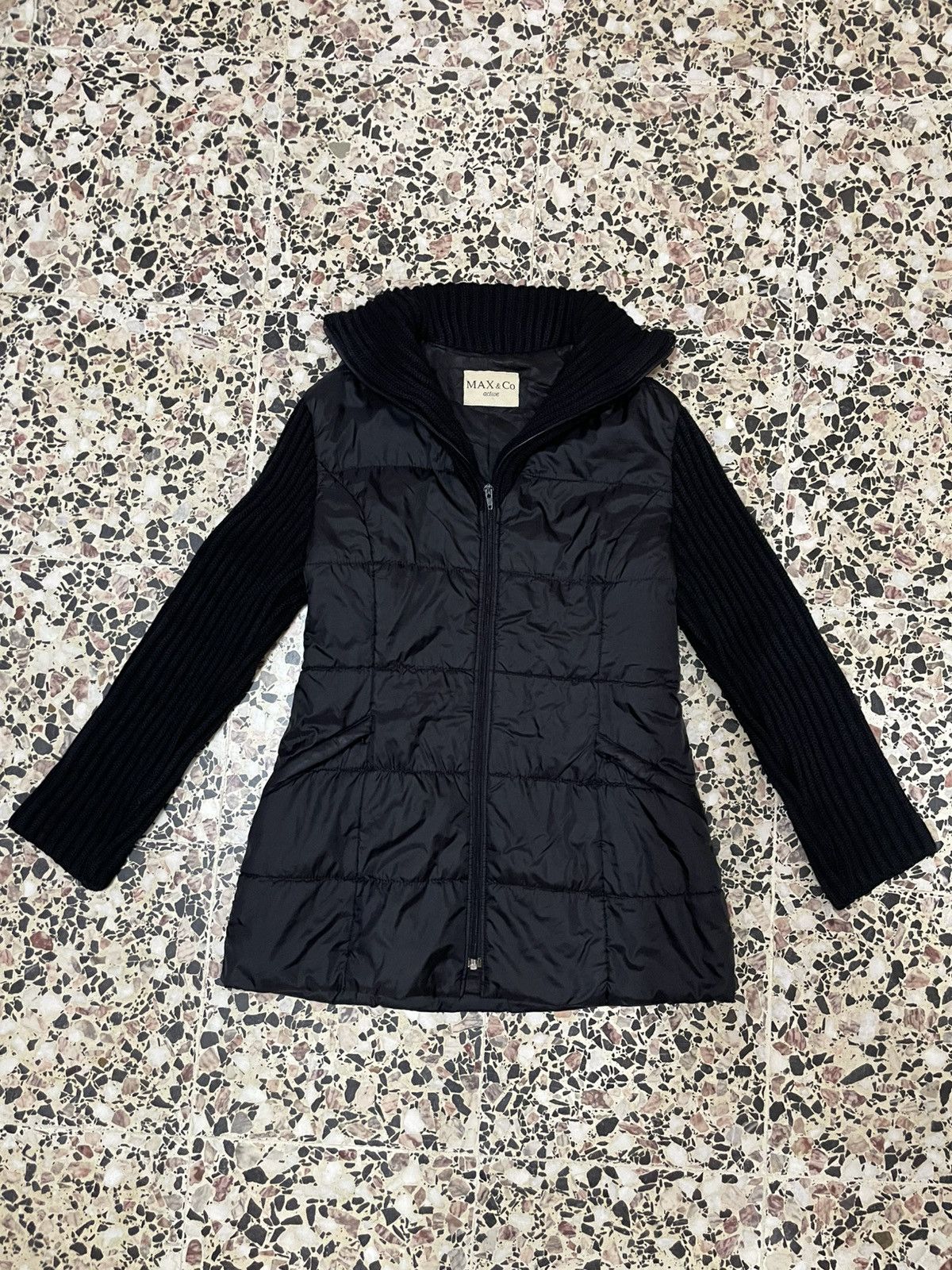MAX&Co. MAX & CO. Active Jacket Designer Italy Quilted Shawl collar Size S / US 4 / IT 40 - 11 Thumbnail