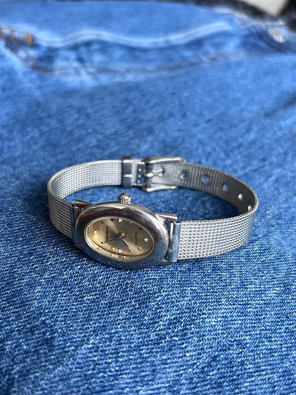 Japanese Brand × Vintage Vintage Japanese style futuristic Steel Watch Bracelet Size ONE SIZE - 2 Thumbnail