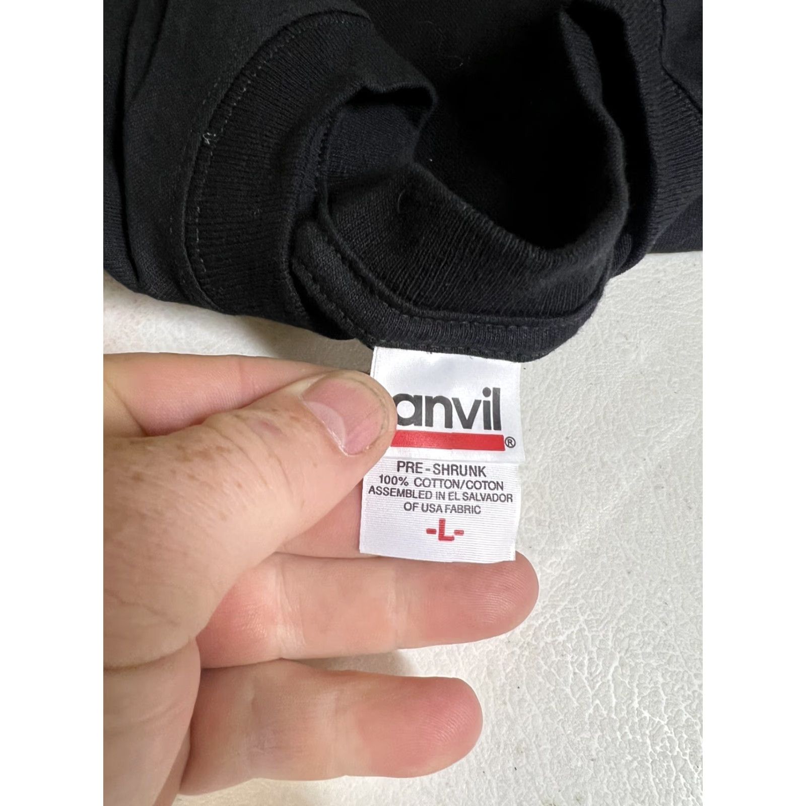Anvil Vtg New Vermont T-Shirt Men's L Short Sleeve Black Moose Anvil Basic Tee Retro Shirt Mens L White Short Sleeve Cotton Short Sleeve Moose Size US L / EU 52-54 / 3 - 3 Thumbnail