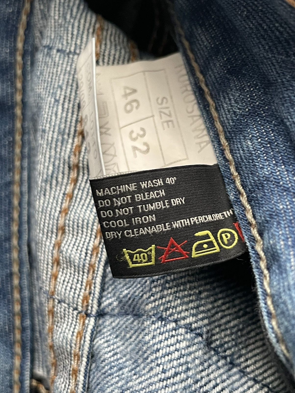 Takeshy Kurosawa Vintage Takeshy Kurosawa Japan Distressed Denim Jeans RARE Size US 32 / EU 48 - 15 Thumbnail