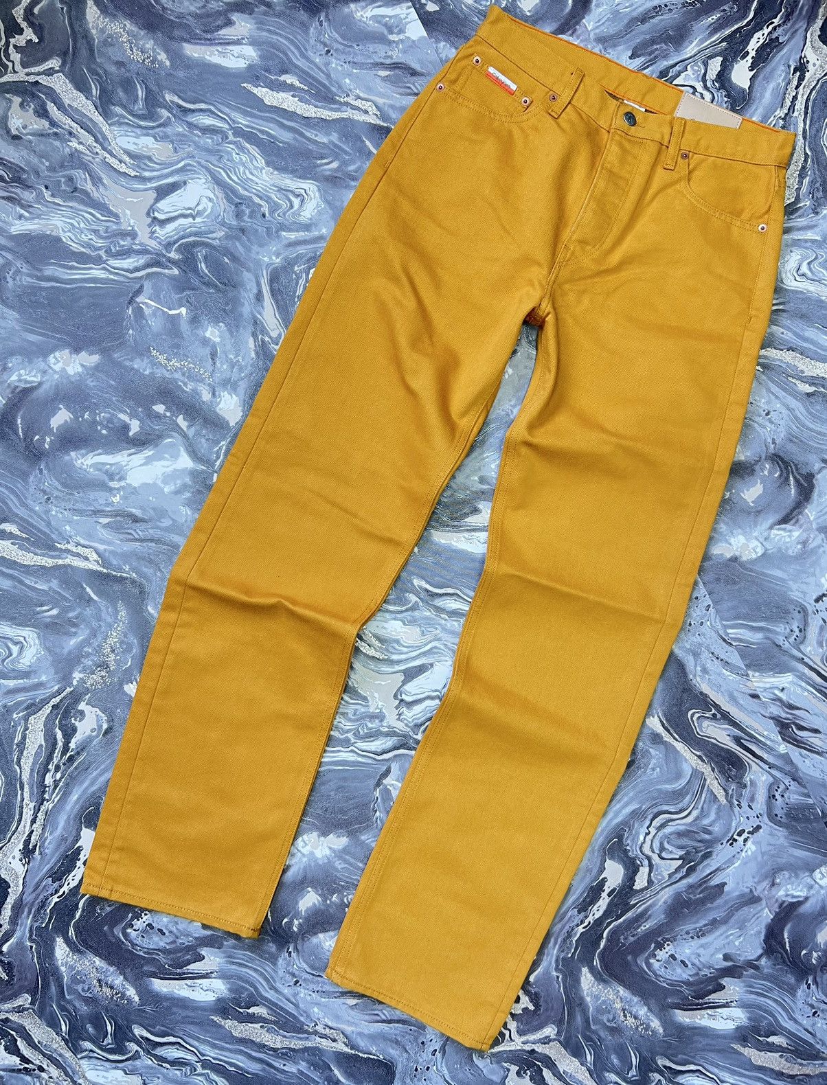 Calvin Klein × Heron Preston Heron Preston Calvin Klein Orange 2.0 Jeans Size US 32 / EU 48 - 3 Thumbnail
