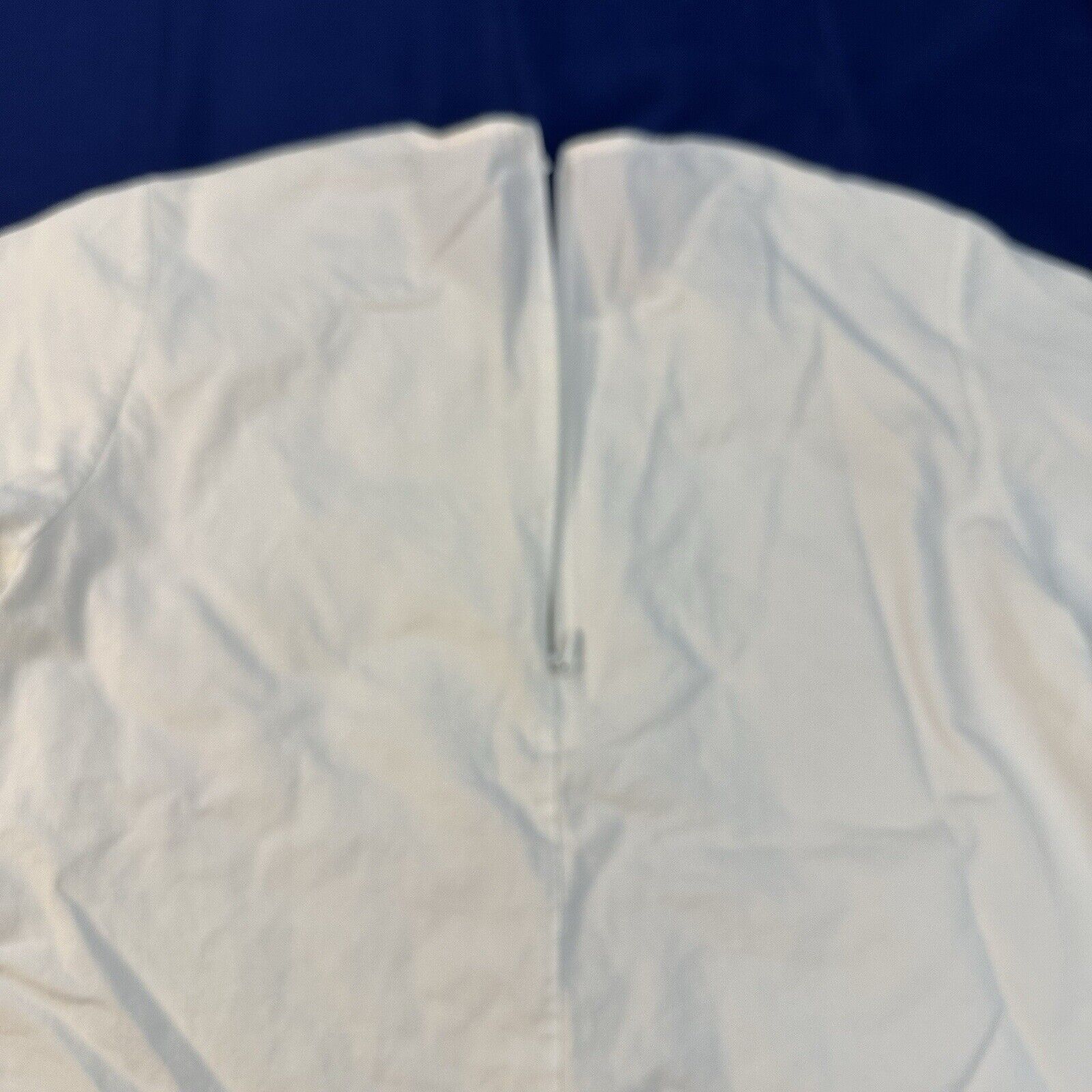 Rosie Assoulin Rosie Assoulin Shirt XS Crew Neck White Back Zip Blouse Top Size XS / US 0-2 / IT 36-38 - 7 Thumbnail