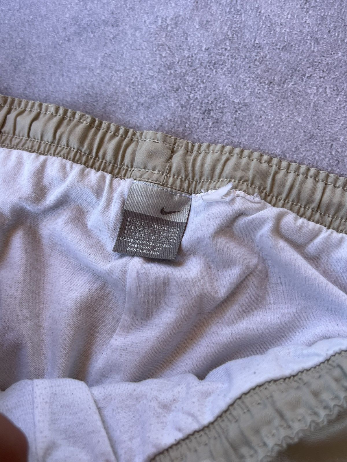 Nike ⚡ Vintage Nike White Drill Pants Y2K Cyber 2000s – Size L Size US 34 / EU 50 - 7 Thumbnail