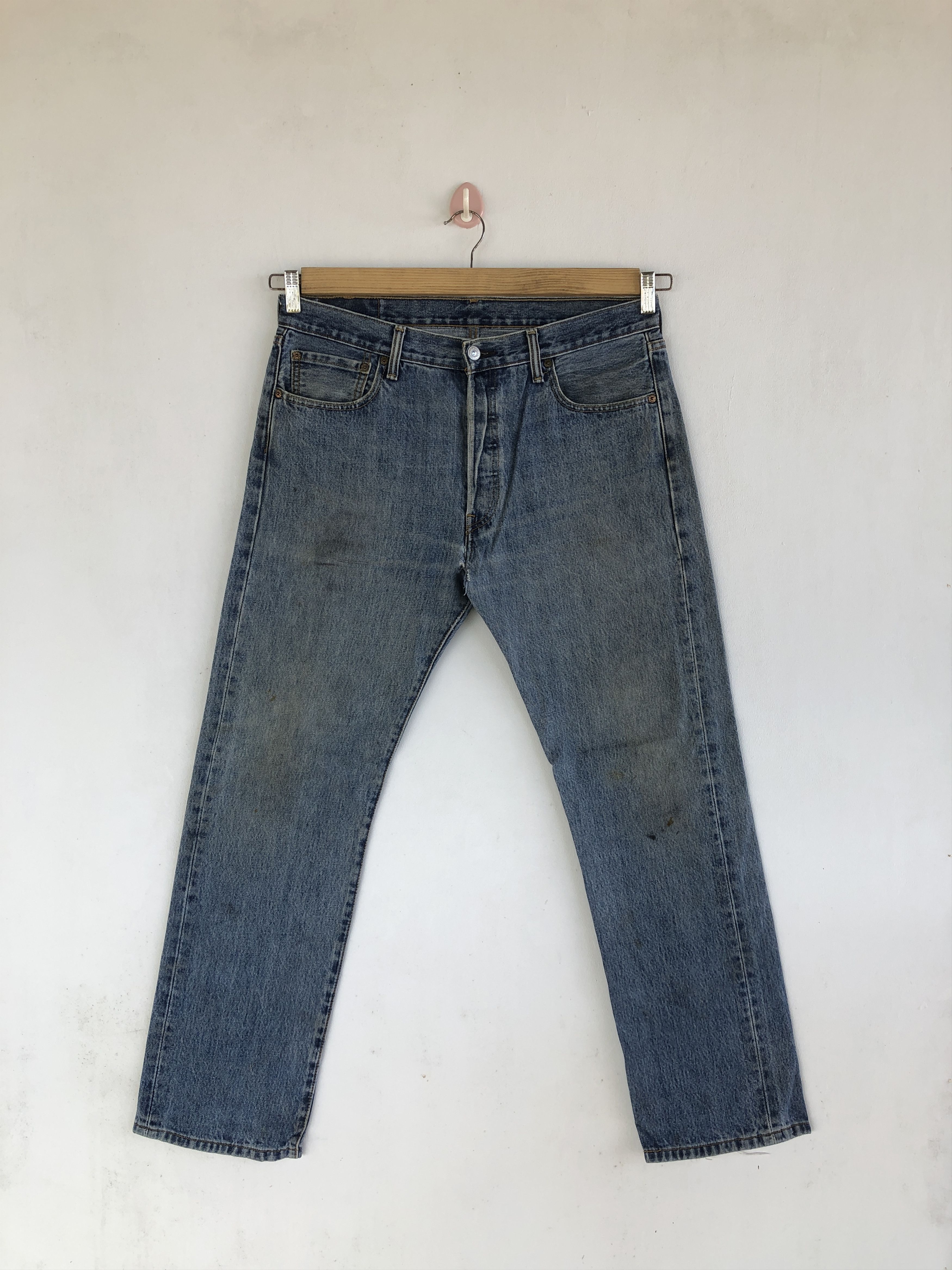 Levi's Vintage Levi's 501 Sun Faded Jeans Levis 501 Dirty Denim Size US 34 / EU 50 - 1 Thumbnail