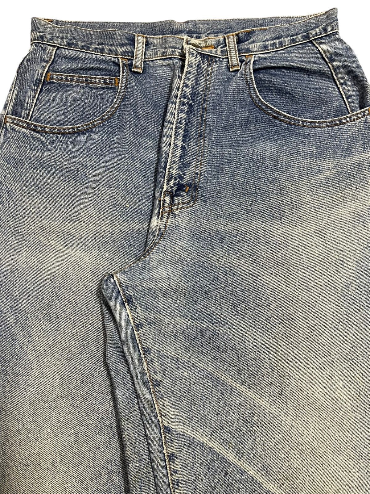 JNCO Vintage Japanese Brand Blue Wash Style Hip Hop Baggy Jeans Size US 32 / EU 48 - 4 Thumbnail