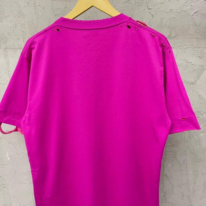 Balenciaga Balenciaga Dragon Fruit Slogan Logo Short Sleeve 2501-Nexta Size US XL / EU 56 / 4 - 5 Thumbnail