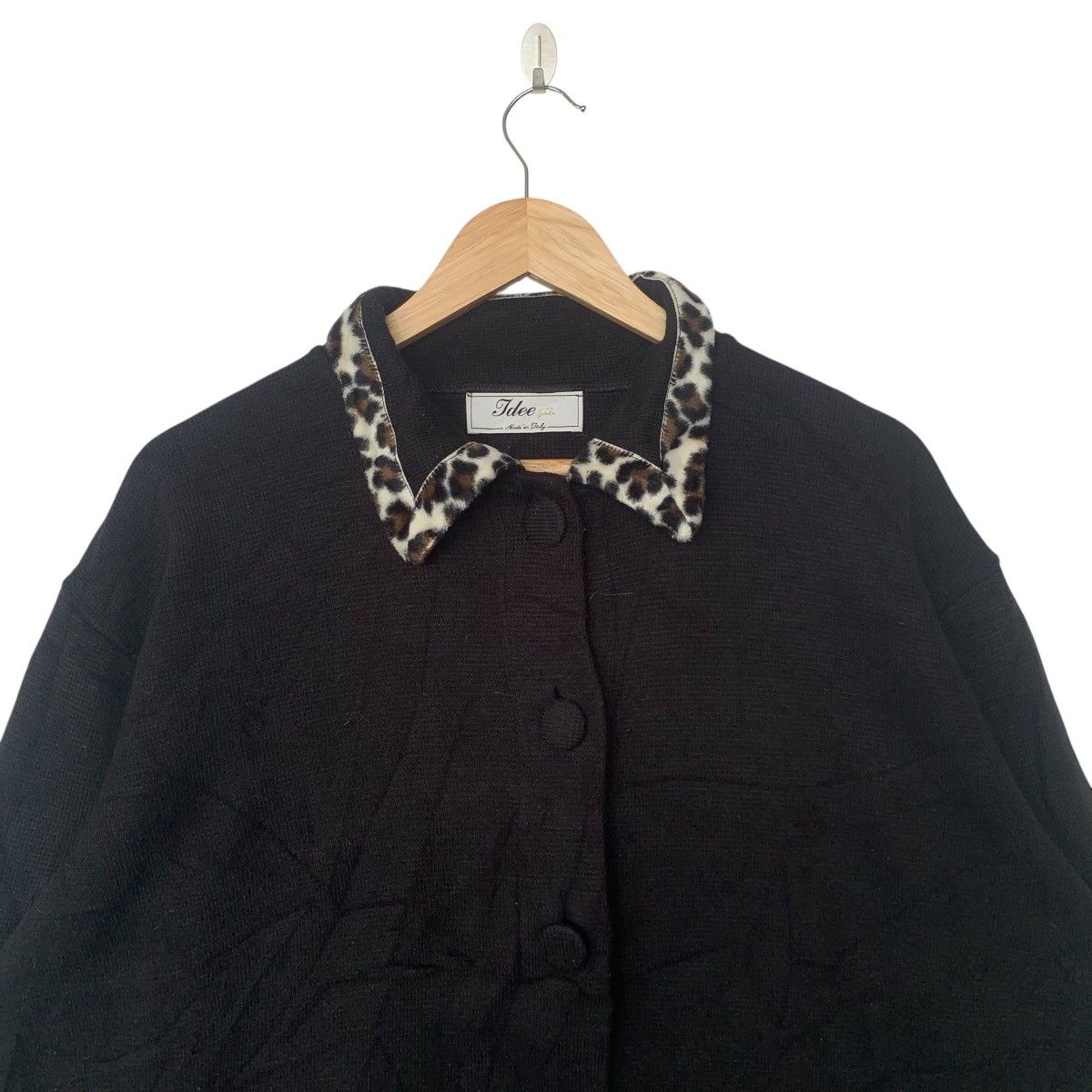 Vintage Vintage IDEE Made In ITALY Wool Designer Pocket Sweatshirt Size US XL / EU 56 / 4 - 2 Thumbnail