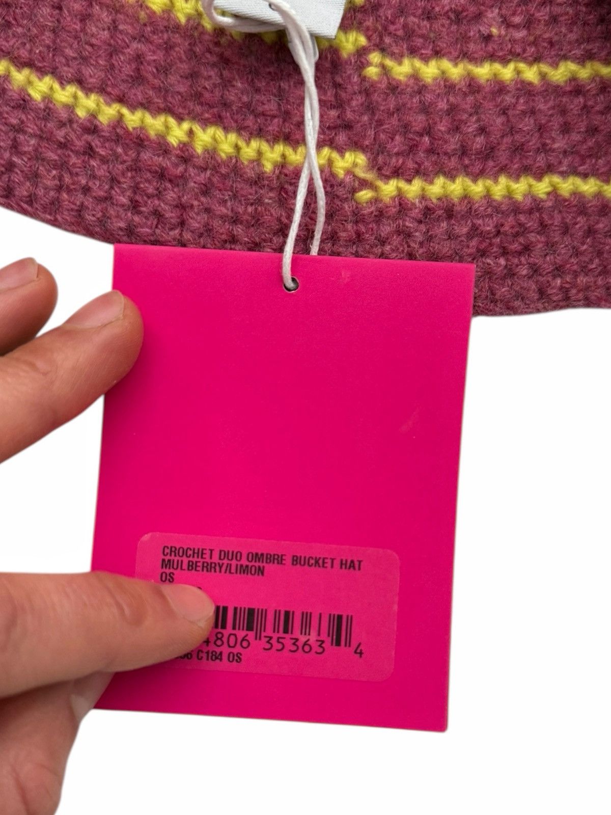 The Elder Statesman Cashmere Crochet Duo Ombré Size ONE SIZE - 8 Thumbnail