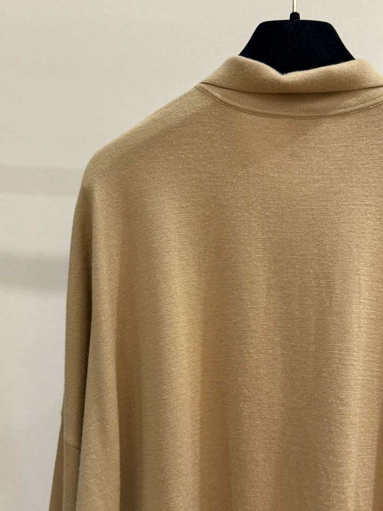 Loewe Loewe Camel polo collar knit sweater Size M / US 6-8 / IT 42-44 - 6 Thumbnail
