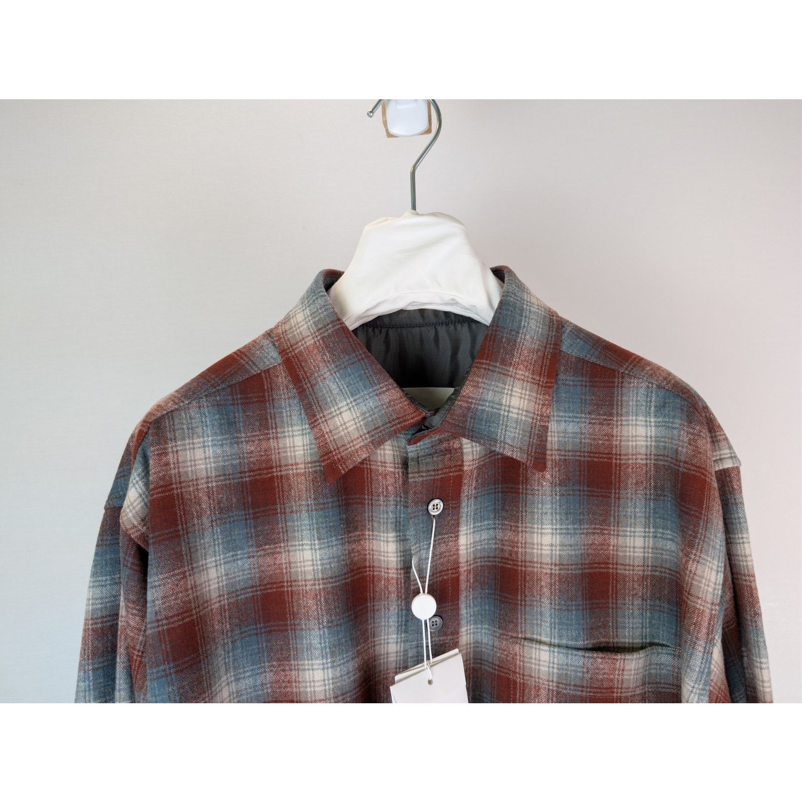 Maison Margiela × Pendleton o1rshd1 Pendleton Checked Wool Button up Shirt in Rust Size US S / EU 44-46 / 1 - 3 Thumbnail