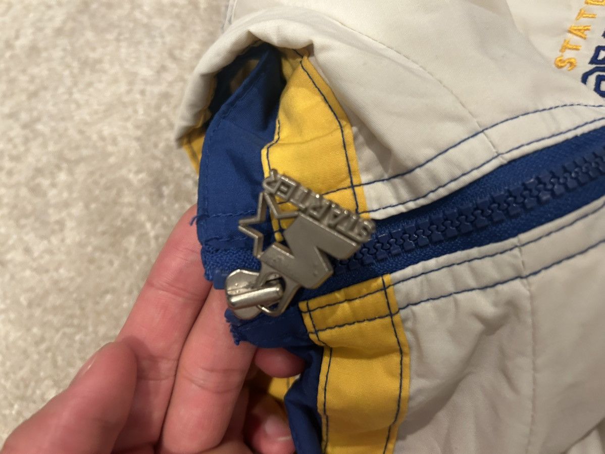 Starter Vintage 90s NBA Starter Warriors half-zip pullover jacke Size US XL / EU 56 / 4 - 4 Thumbnail