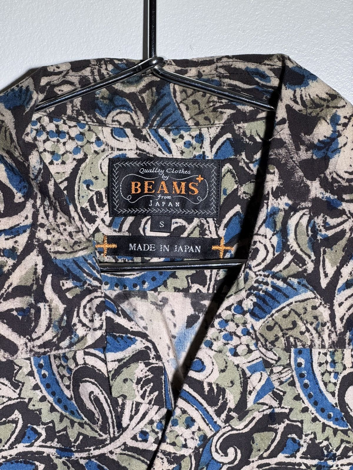 Beams Plus Beams Plus Short Sleeve Open Collar Floral Block Print Shirt Size US S / EU 44-46 / 1 - 3 Thumbnail