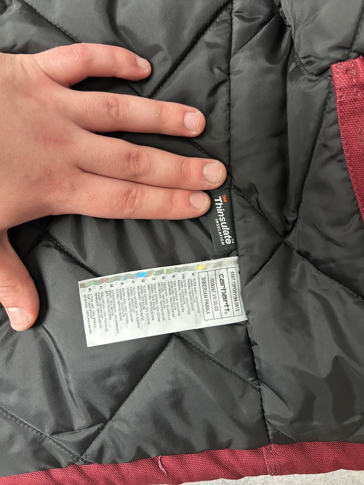 Carhartt Carhartt Siberian parka jacket mens burgundy jacket Size US S / EU 44-46 / 1 - 6 Thumbnail