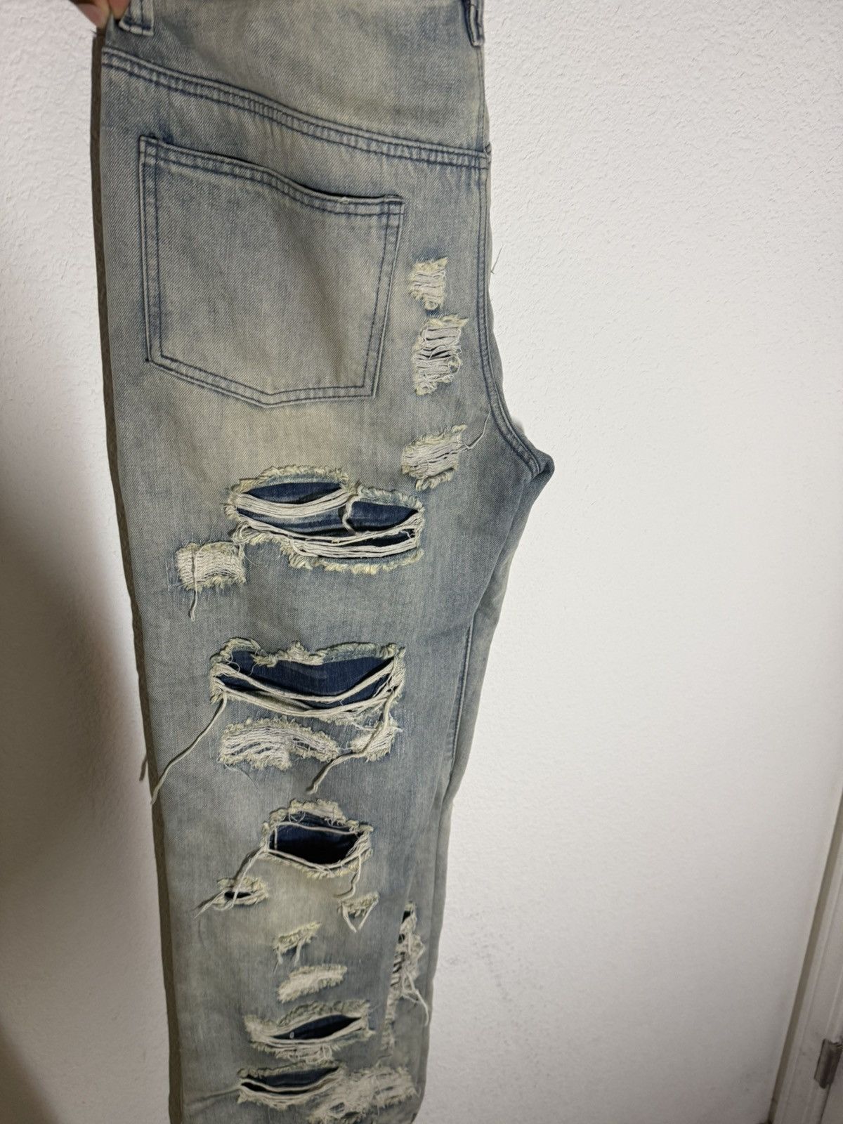 Jaded London Jaded Lndn tatter distress denim Size US 36 / EU 52 - 4 Thumbnail