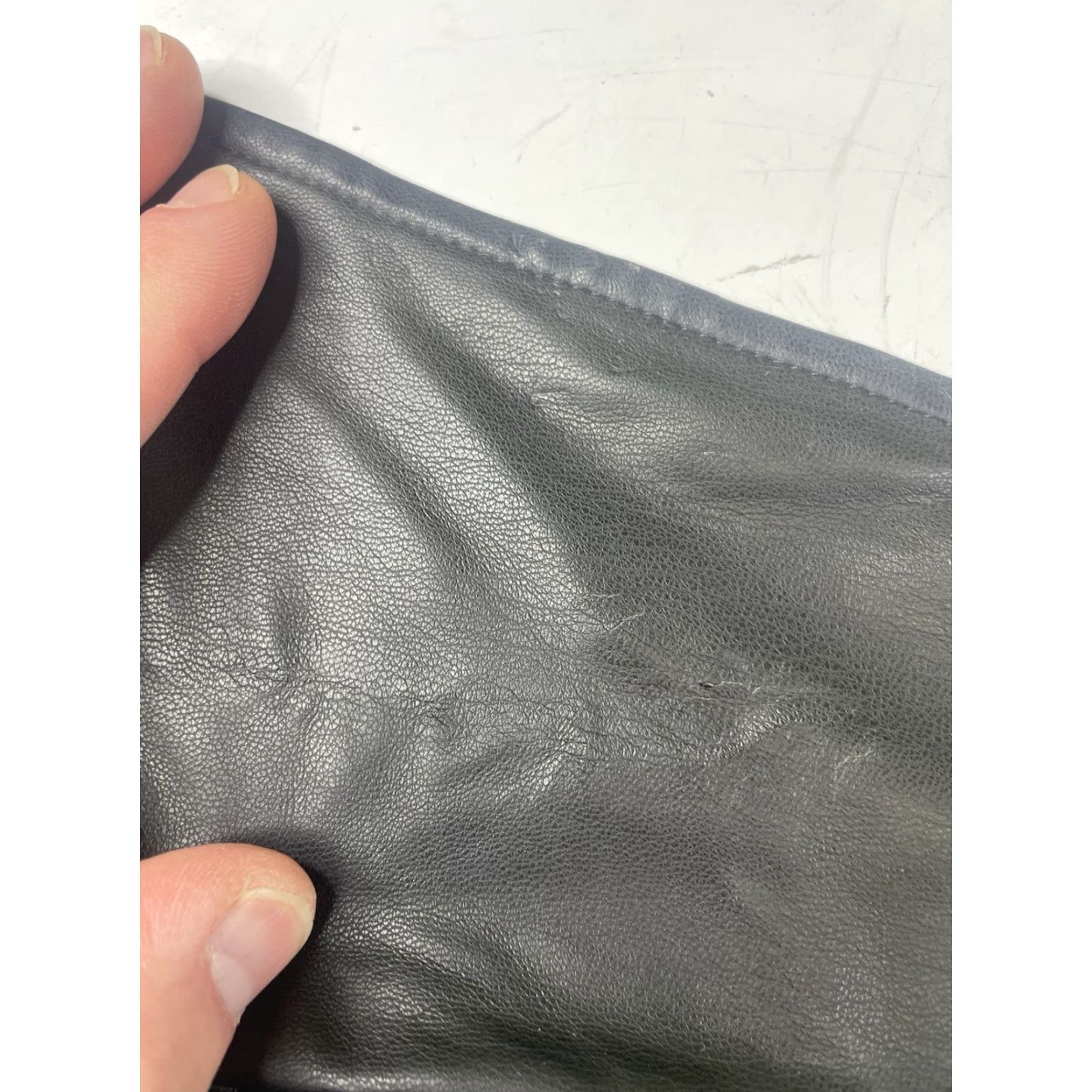 Ralph Lauren Lauren Ralph Lauren Jacket Women Open Front Faux Leather Lapel Wool Blend Black S Small Size S / US 4 / IT 40 - 5 Thumbnail