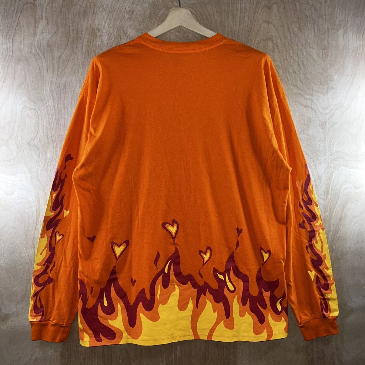 Drew House DREW HOUSE FIRE LONG SLEEVE DESIGNER TEE SHIRT Size US XL / EU 56 / 4 - 6 Thumbnail