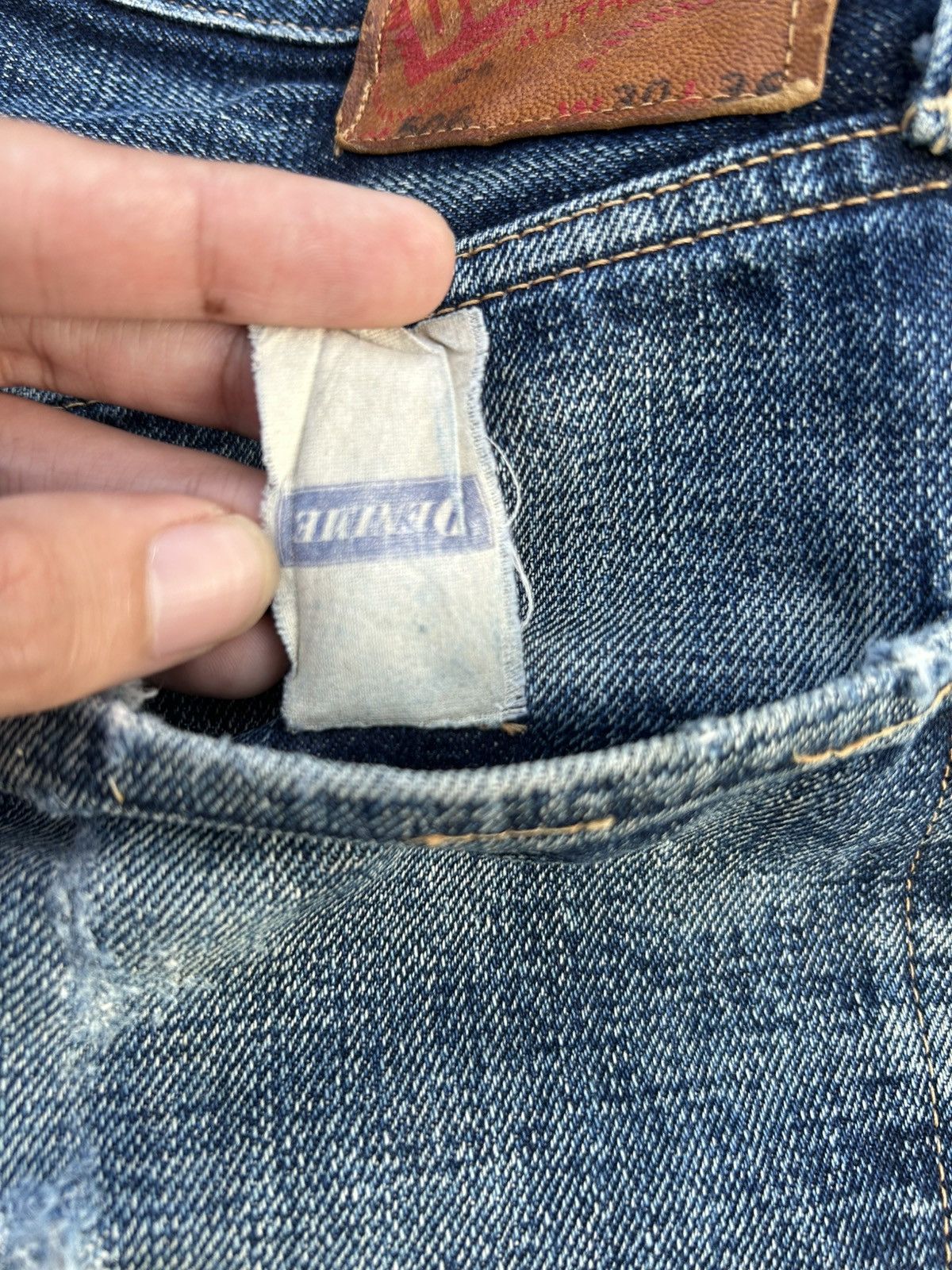 Kapital Thrashed Vintage Denime Selvedge Denim Jeans Size US 29 - 8 Thumbnail