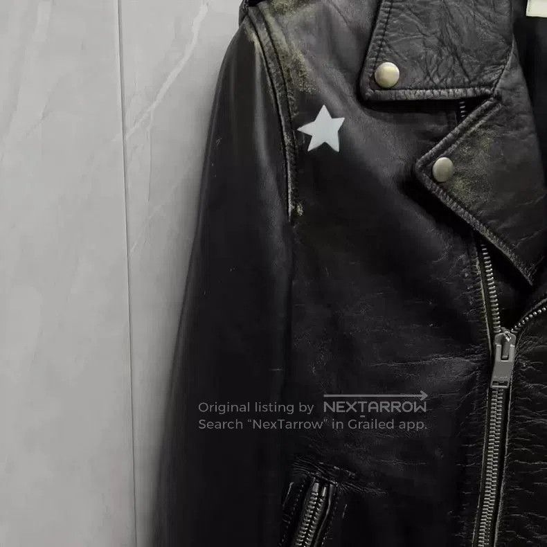 Saint Laurent Paris Saint Laurent Black Vintage Leather Jacket. Size US M / EU 48-50 / 2 - 3 Thumbnail