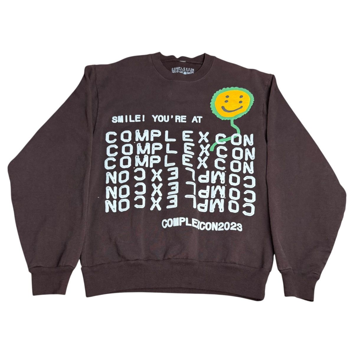 Cactus Plant Flea Market × Complex Cactus Plant Flea Market CPFM ComplexCon 2023 Smile Crewneck Size US S / EU 44-46 / 1 - 1 Thumbnail