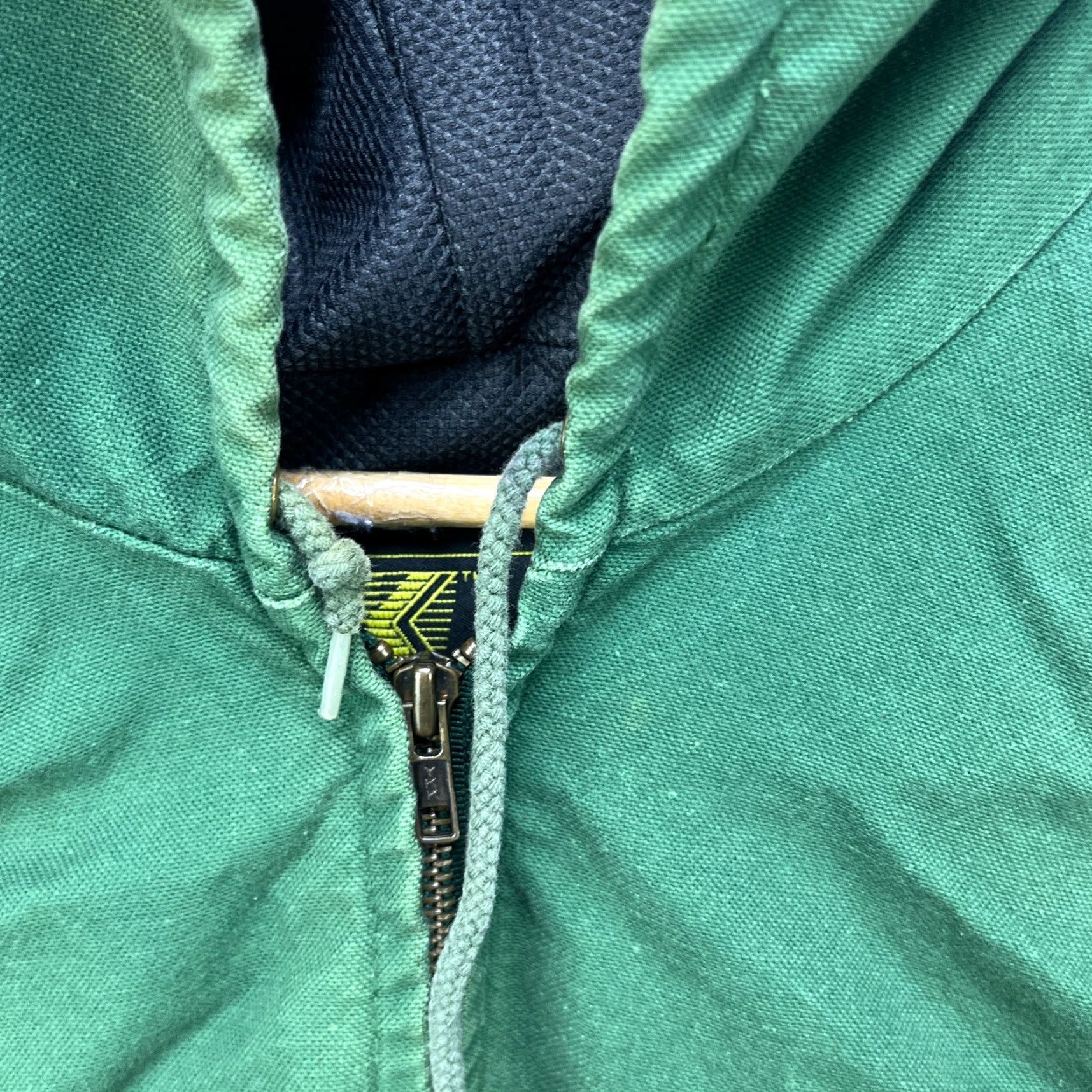 John Deere Vintage John Deere Jacket Bomber Jacket Men L Green Cotton Blend Hooded Thermal Zip-Up Size US L / EU 52-54 / 3 - 5 Thumbnail