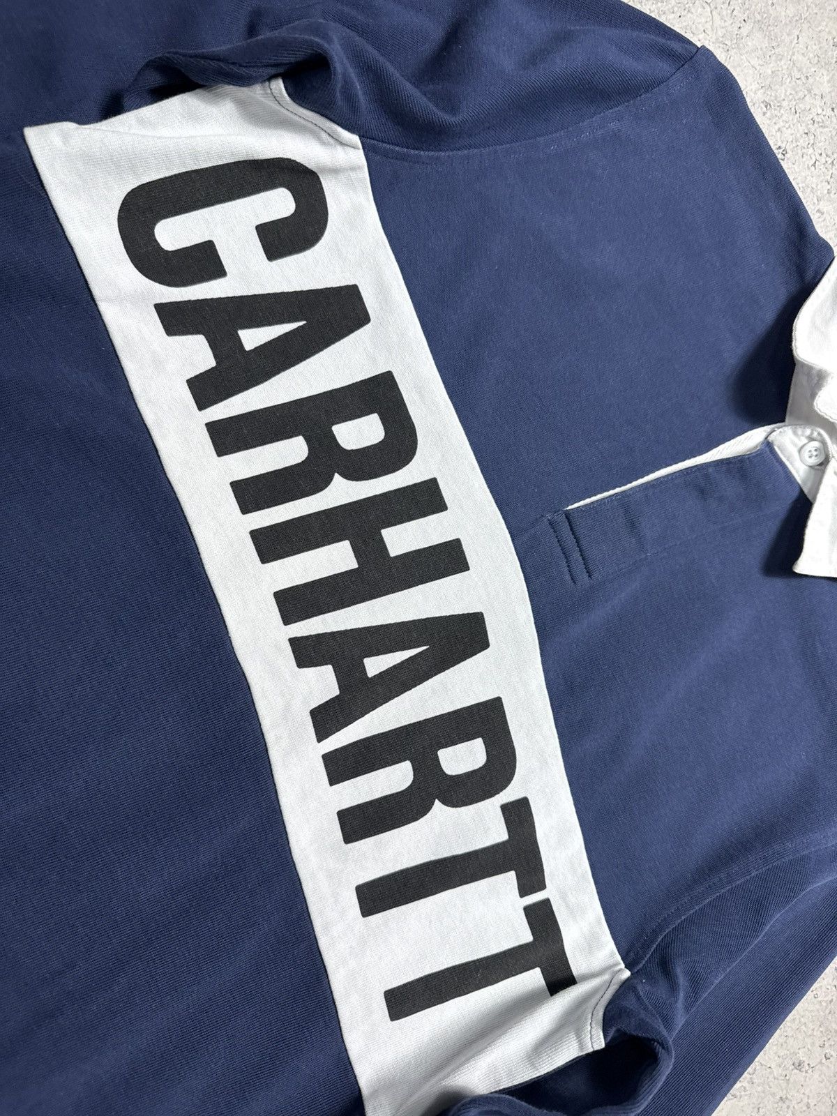 Carhartt Carhartt Rugby Sweatshirt Big Logo Size S Size US S / EU 44-46 / 1 - 5 Thumbnail