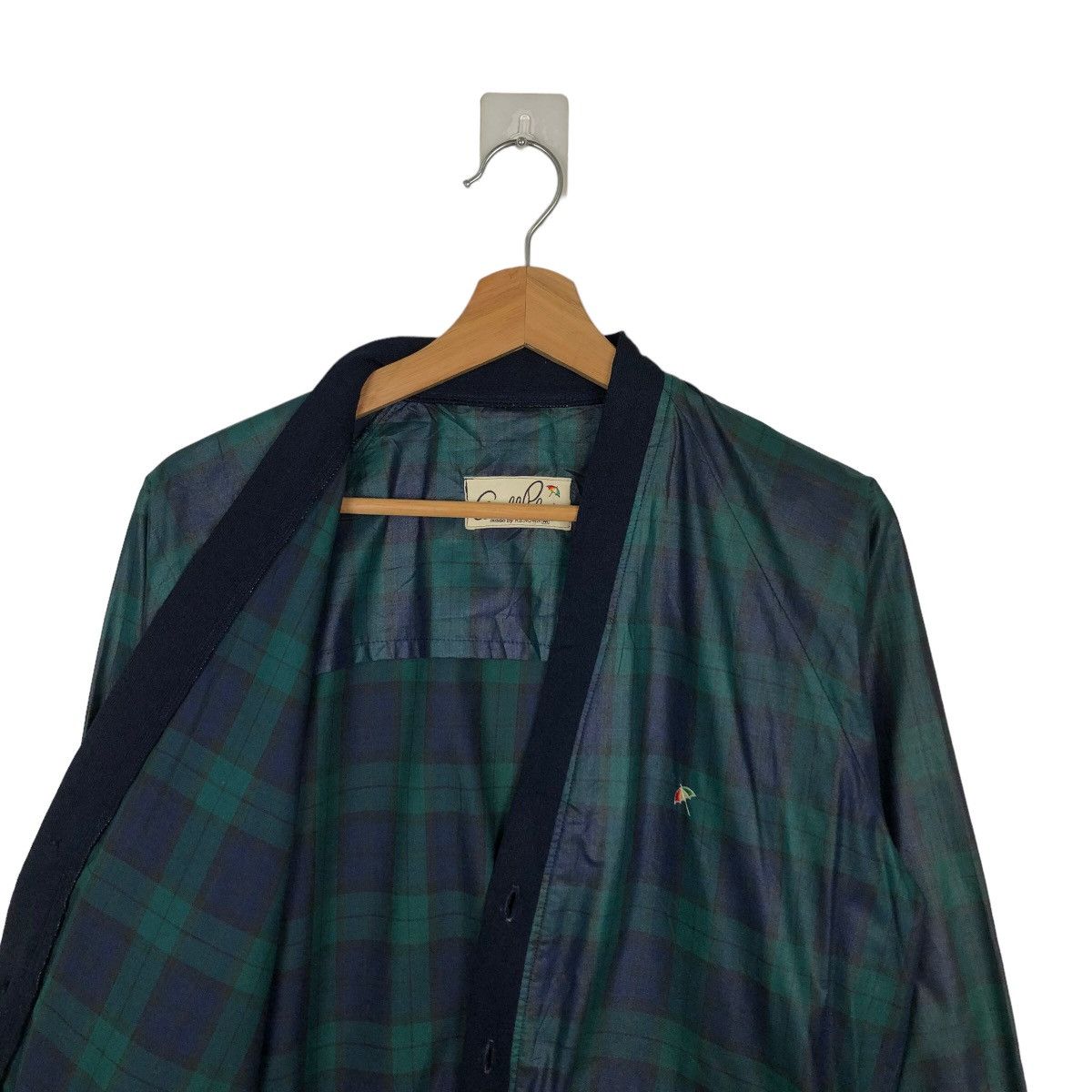 Japanese Brand VINTAGE CARDIGAN BOMBER JACKET ARNOLD PALMER TARTAN DESIGN Size US M / EU 48-50 / 2 - 9 Thumbnail
