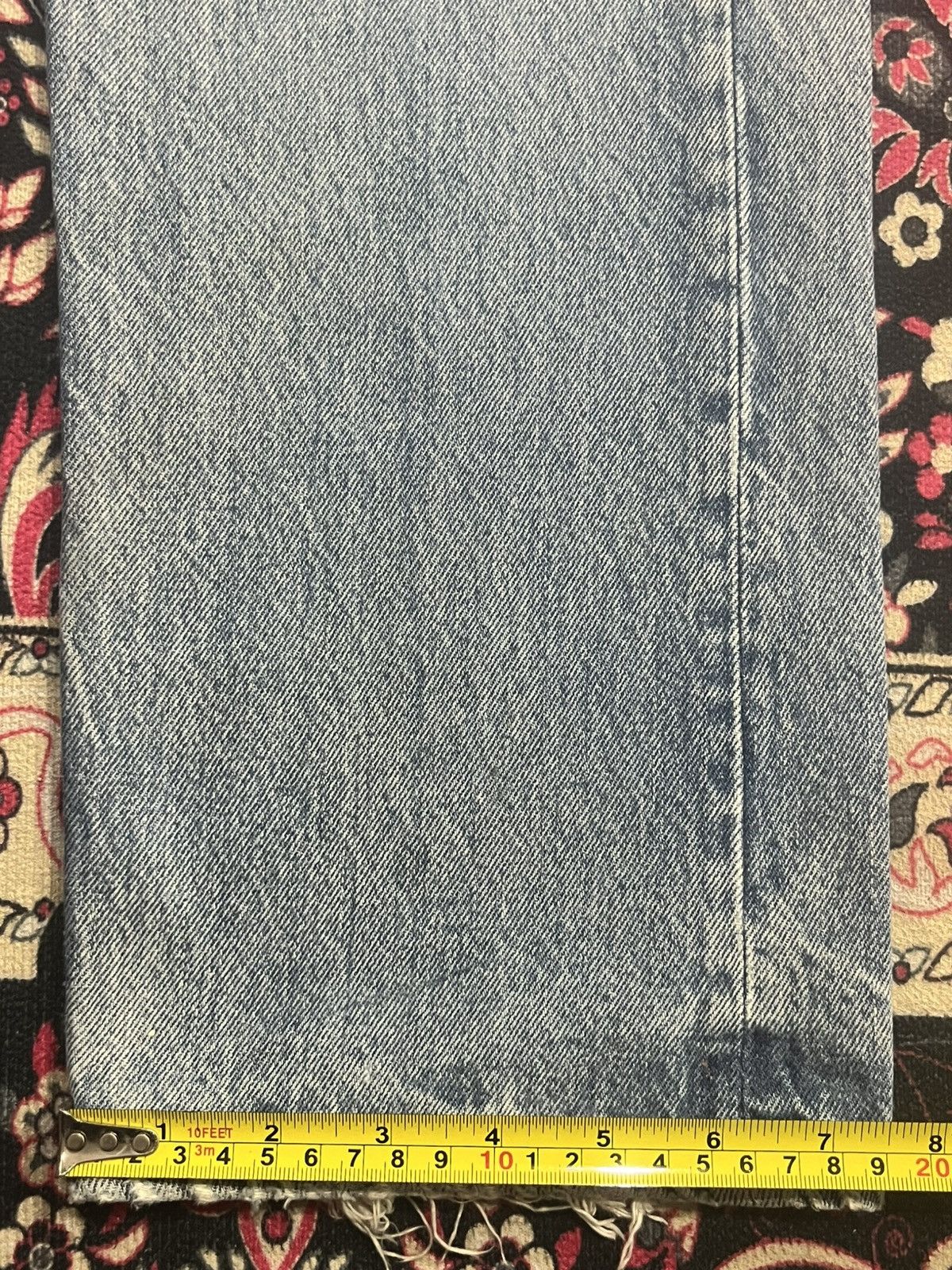 Levi's ⚡️Vintage⚡️80s Levi’s 501 Destroy Buttonfly Blue Washed Jeans Size US 30 / EU 46 - 23 Thumbnail