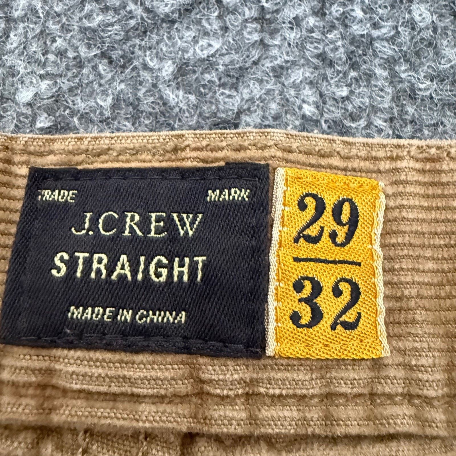 Other J Crew Corduroy Pants Mens 29x32 (30x32) Tan Office Everyday Size US 29 - 2 Thumbnail