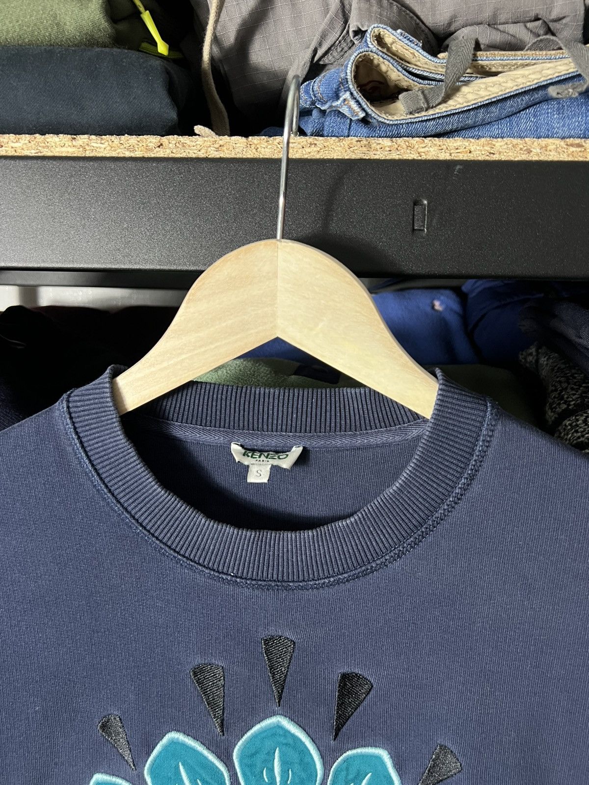 Kenzo 💙 Kenzo Eye Sweatshirt Navy Size S Size US S / EU 44-46 / 1 - 4 Thumbnail