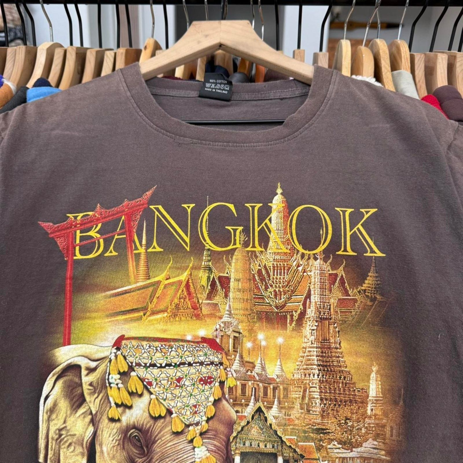 Other Vintage Bangkok Thailand Elephant Shirt With Cool Graphic Size US L / EU 52-54 / 3 - 2 Thumbnail
