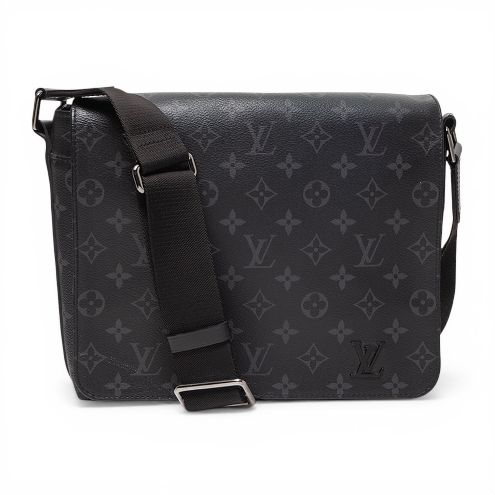 Louis Vuitton District Messenger Bag PM Monogram Eclipse Noir Black Size ONE SIZE - 1 Thumbnail