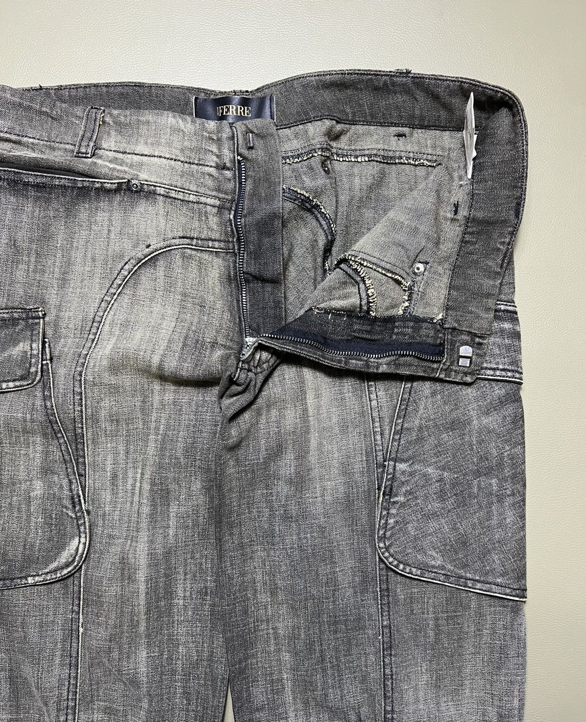 Ferre Ferre jeans Acid wash jeans Size US 36 / EU 52 - 11 Thumbnail