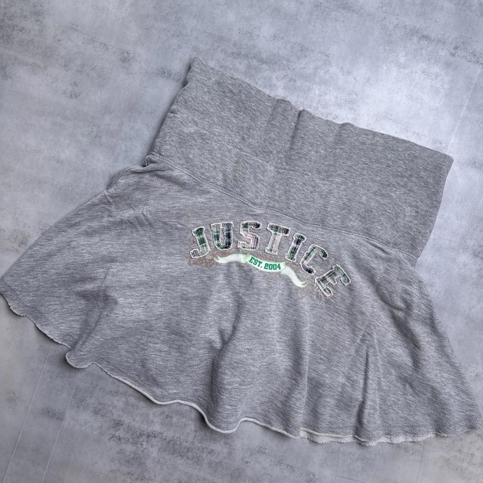 Other Y2K Justice Gray Vintage Skirt Size 28" / US 6 / IT 42 - 3 Thumbnail