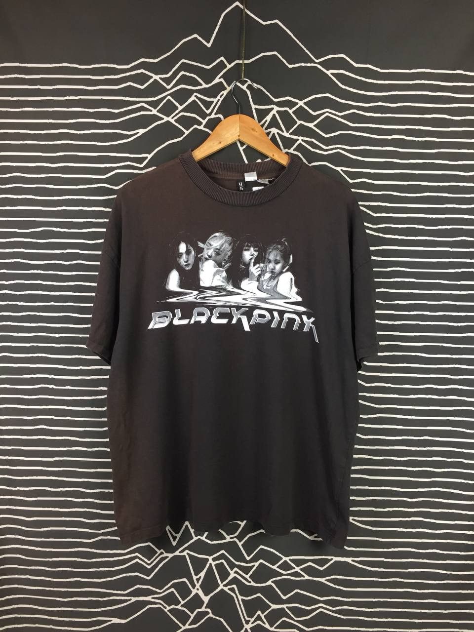 image of Band Tees x Divided Blackpink X Divided H&m Blackpink Collection Oversized Tee, Men's (Size Medium)