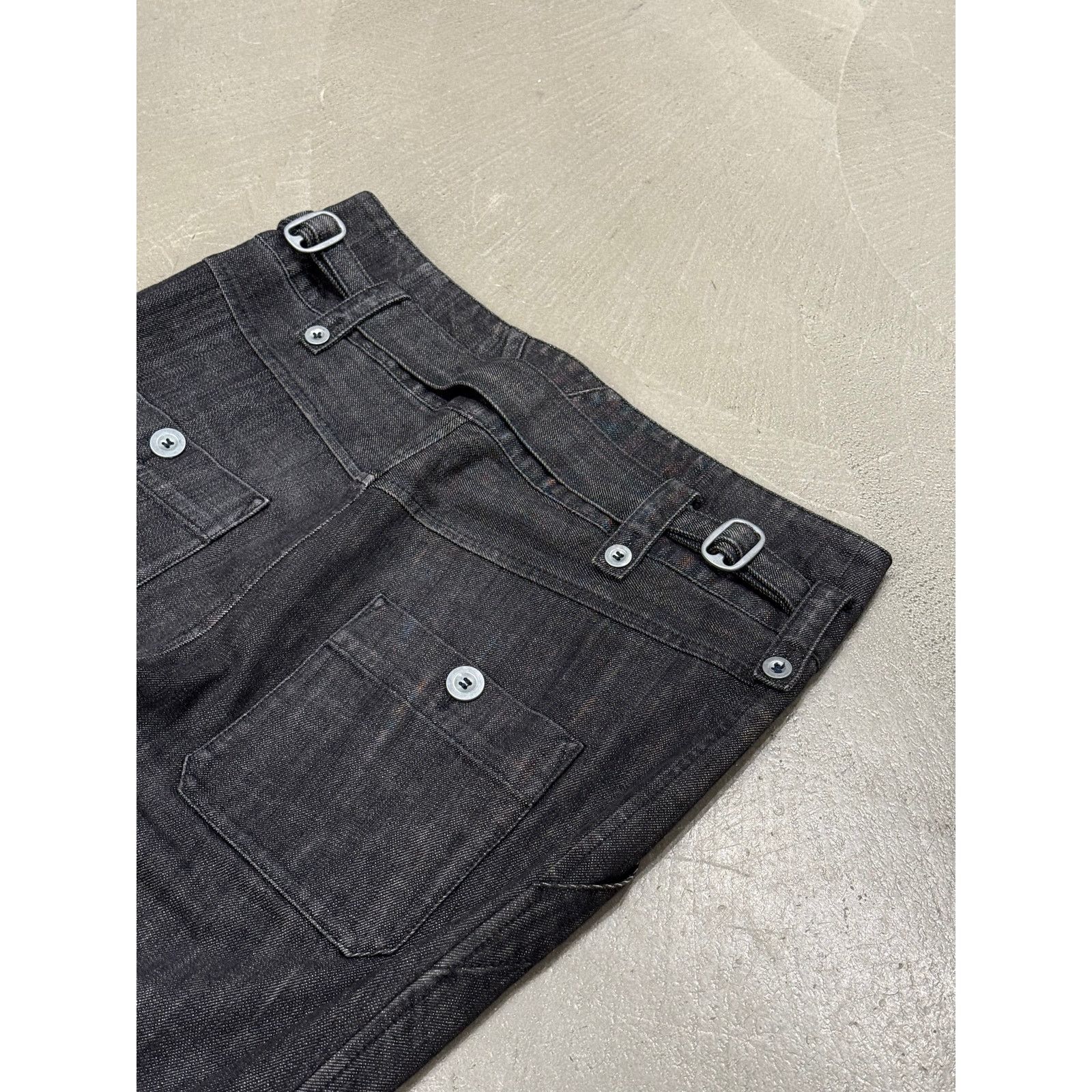 Balenciaga 2006 Balenciaga by Nicolas Ghesquière Flared Workwear Denim Size US 32 / EU 48 - 5 Thumbnail
