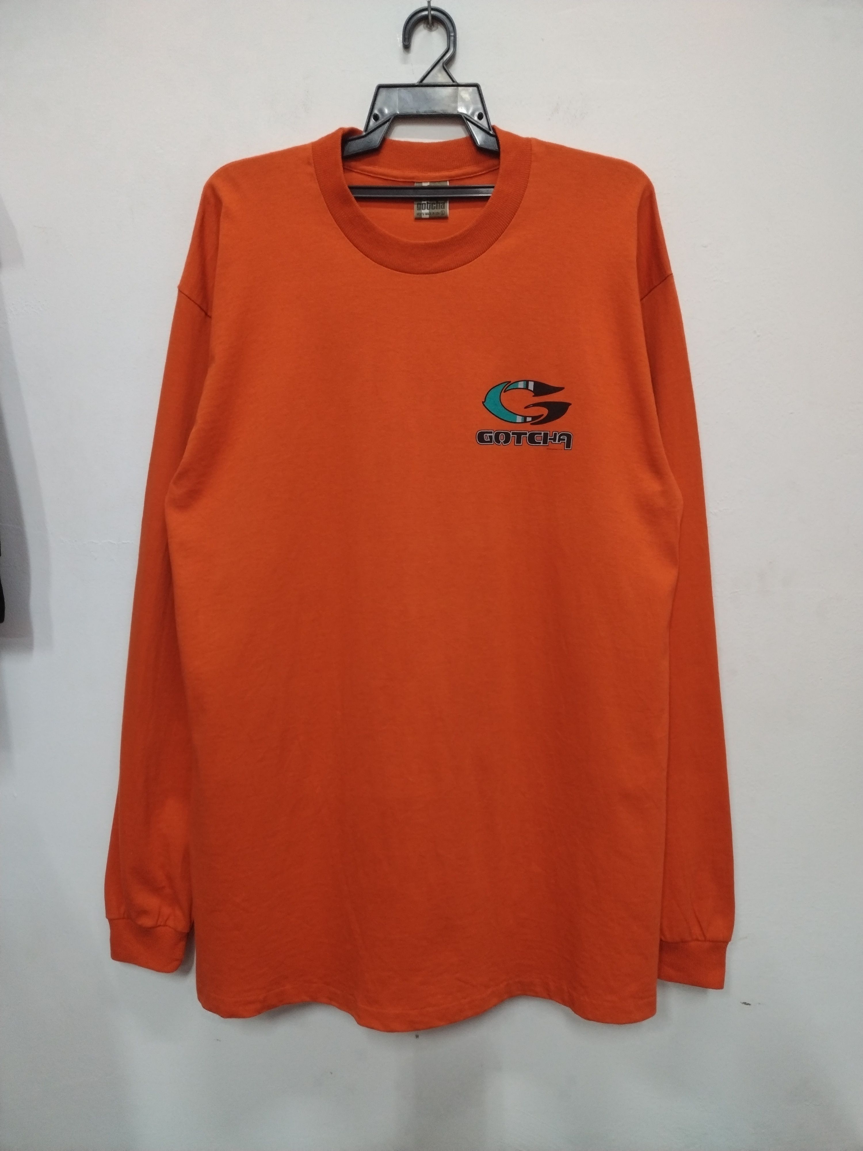 Gotcha Vintage 1998 GOTCHA L/SLEEVE tee surf skate made in usa Size US L / EU 52-54 / 3 - 3 Thumbnail