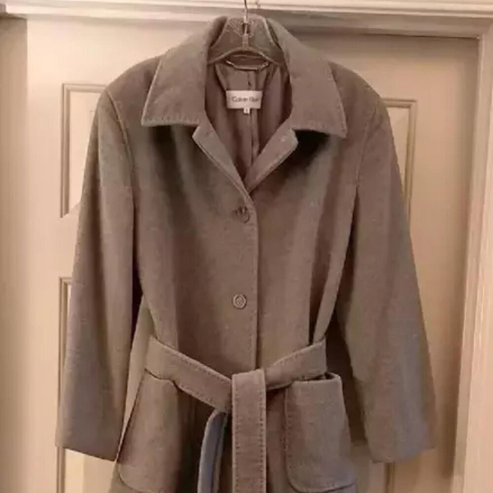 Calvin Klein Calvin Klein Women's Gray Trench Coat Size M / US 6-8 / IT 42-44 - 1 Thumbnail