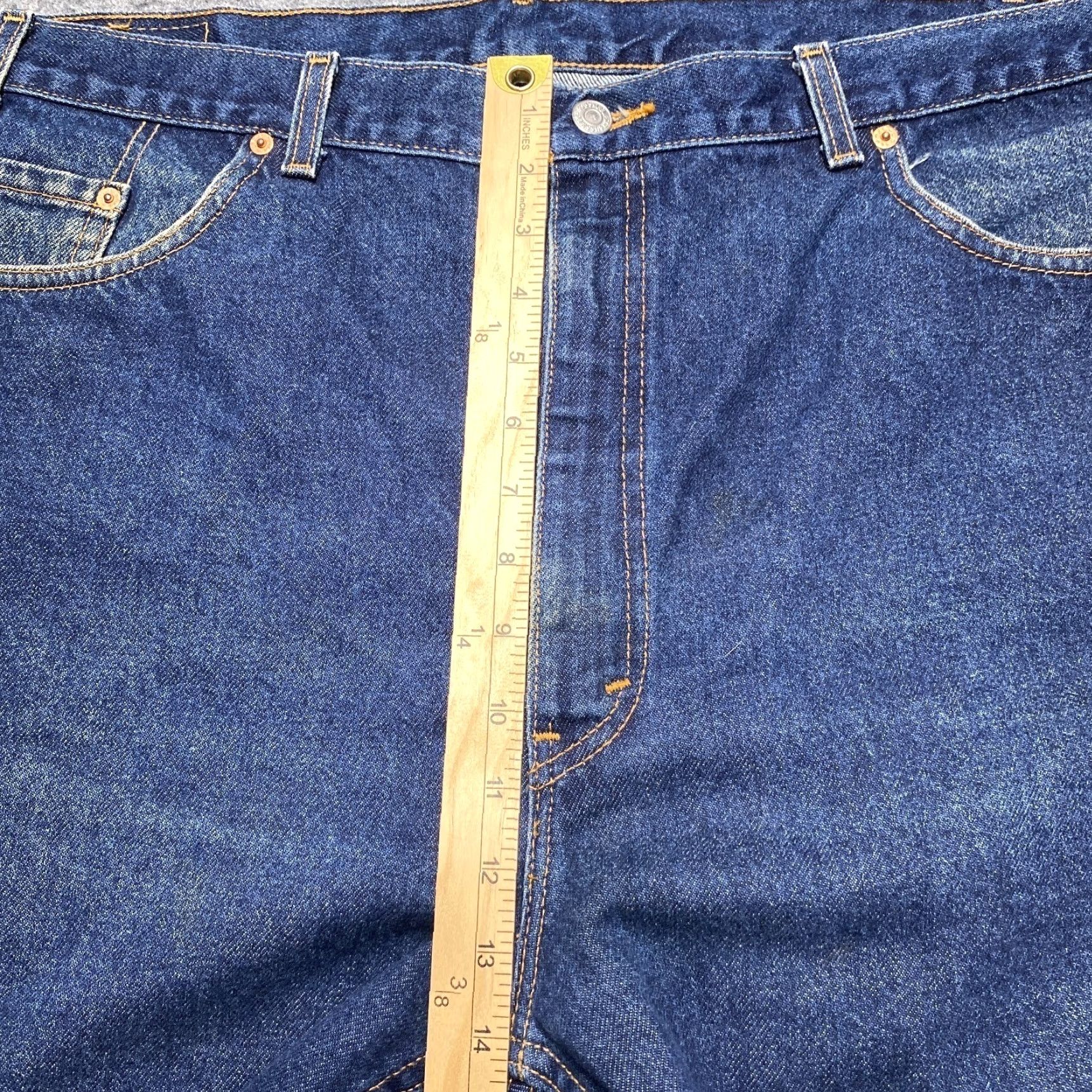 Levi's VINTAGE Levi's 505 Jeans Mens 42x30 Blue Regular Fit Straight Leg Made in USA Size US 42 / EU 58 - 5 Thumbnail