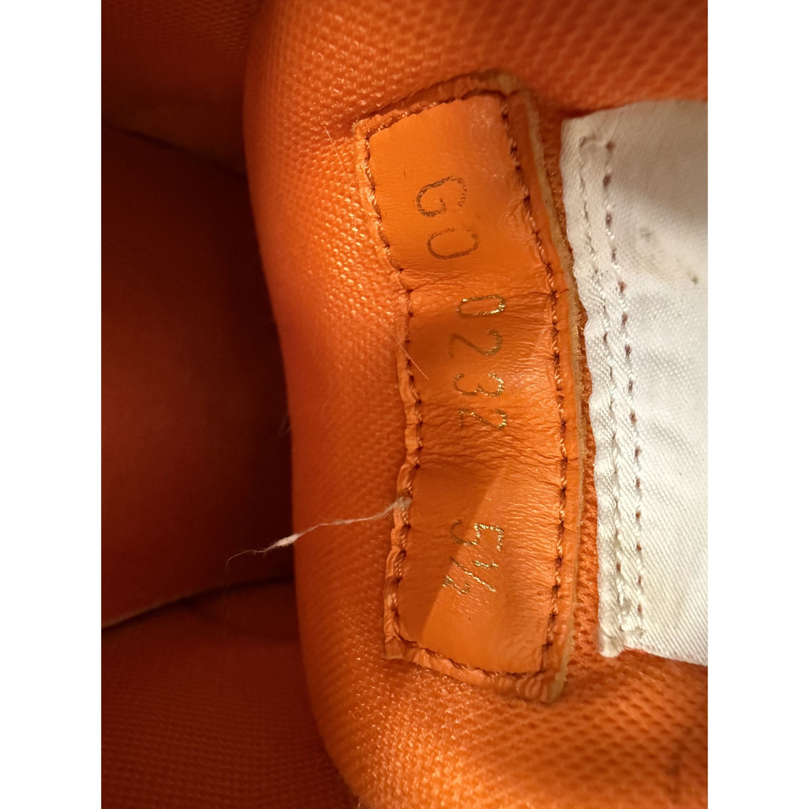 Louis Vuitton Louis Vuitton Orange & White Sneakers Size 5.5 With Box Size US 5.5 / IT 35.5 - 6 Thumbnail