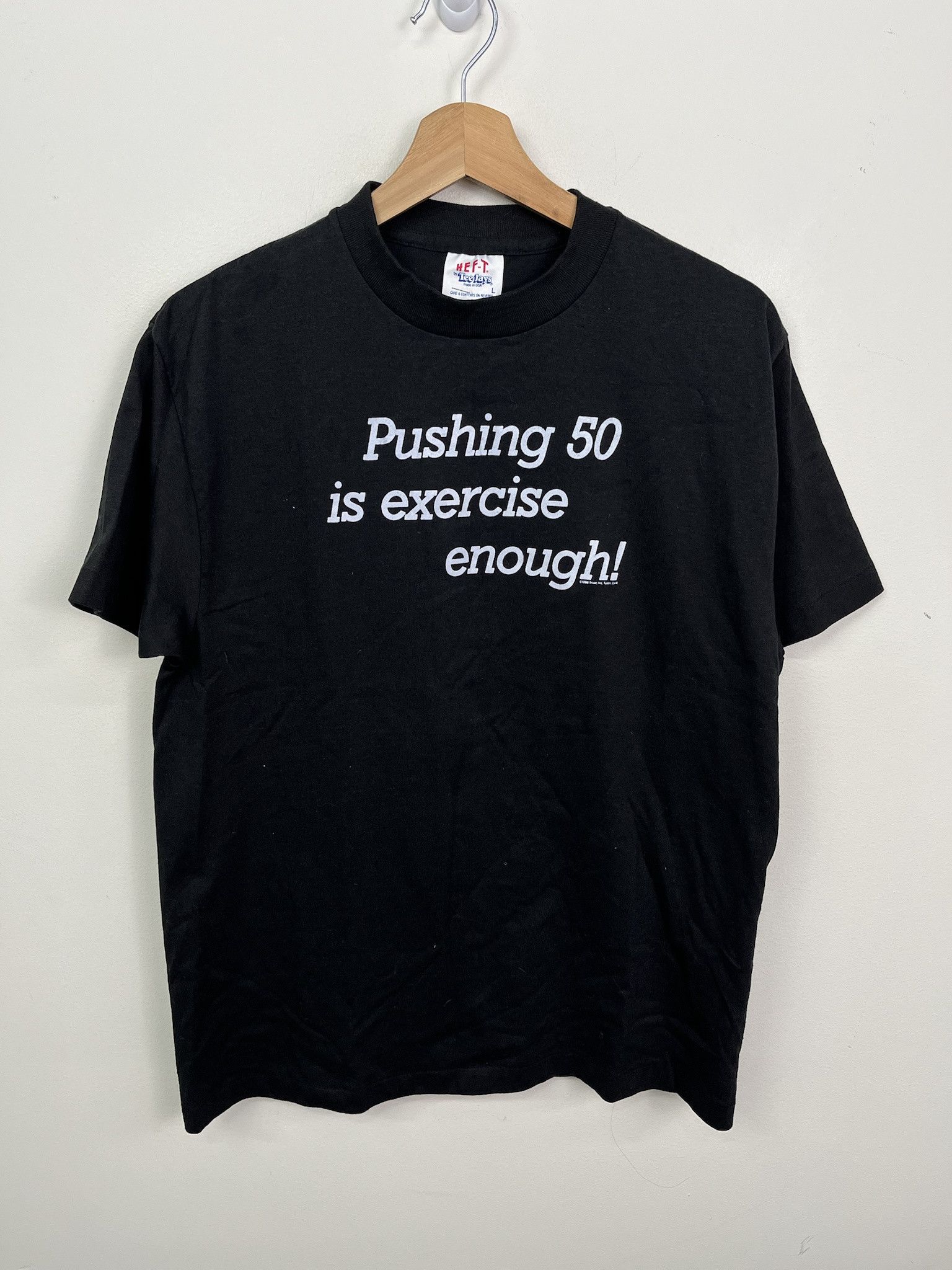 Vintage Vintage 1980s Pushing 50 is Exercise Enough bundle Size US L / EU 52-54 / 3 - 1 Thumbnail