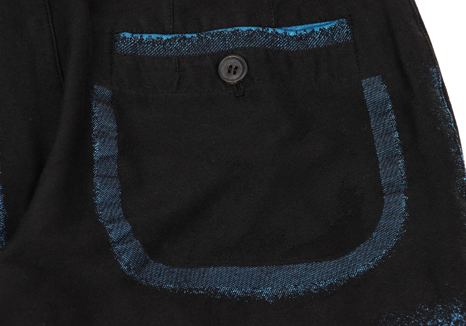 Issey Miyake A-POC INSIDE Trim Fade Design Pants in Black and Blue Size US 36 / EU 52 - 14 Thumbnail