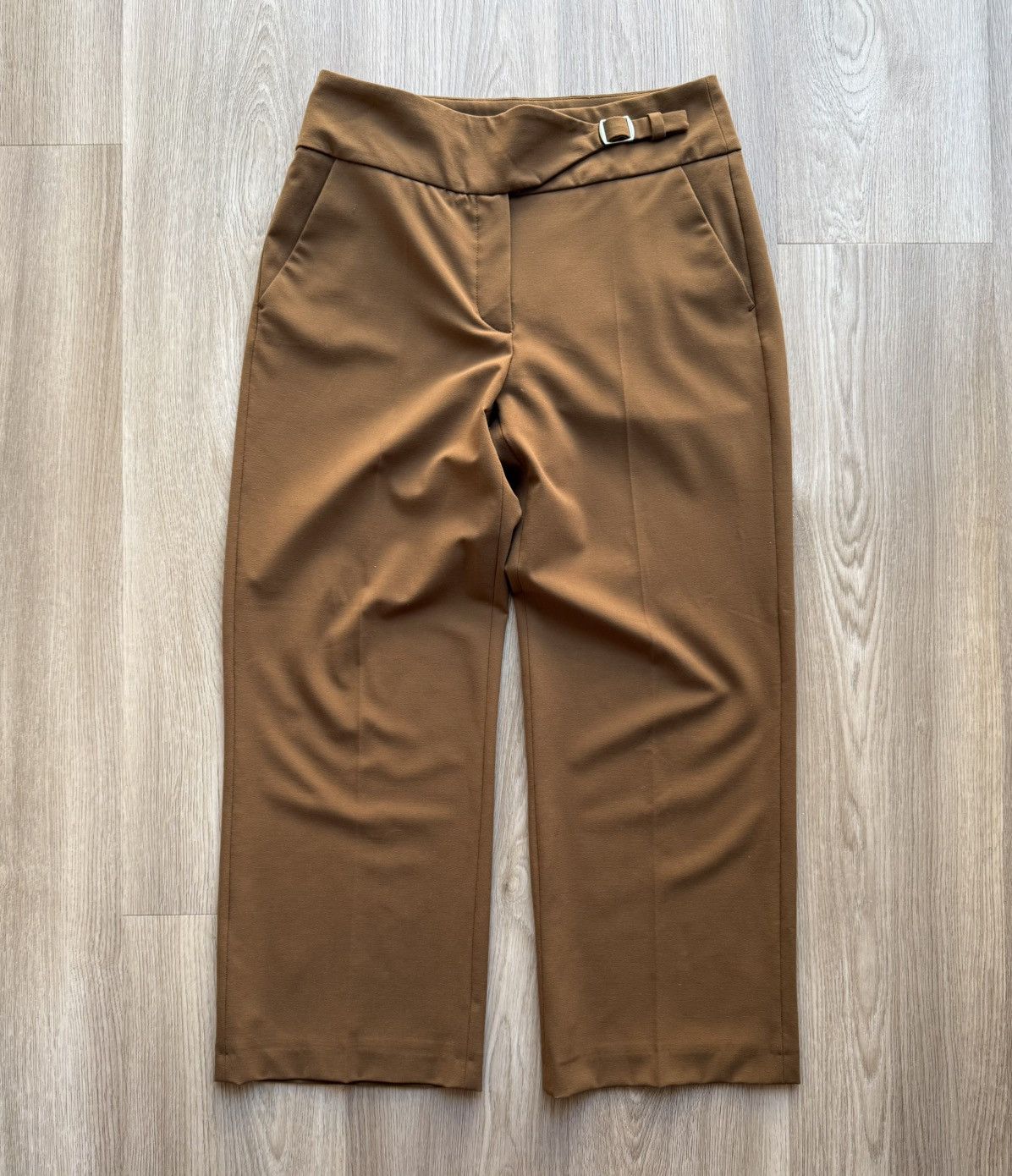 Vintage Raffaello Rossi Valerie 6/8 Brown Pants Culottes Trousers Size 36" / US 14 / IT 50 - 1 Thumbnail