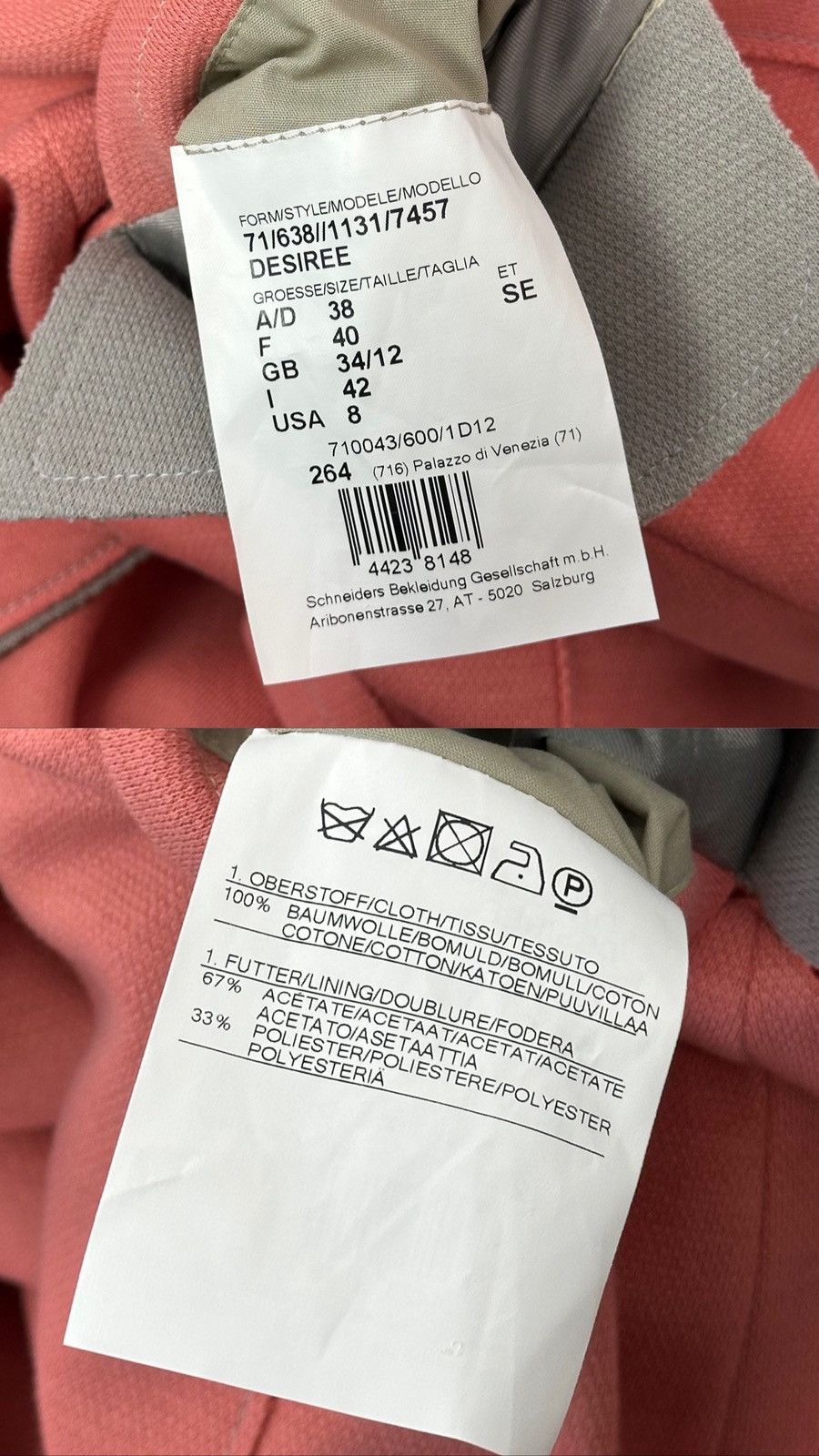 Schneiders Schnaiders Coral Embroidered Metal Buttons Women’s Jacket Size M / US 6-8 / IT 42-44 - 12 Thumbnail
