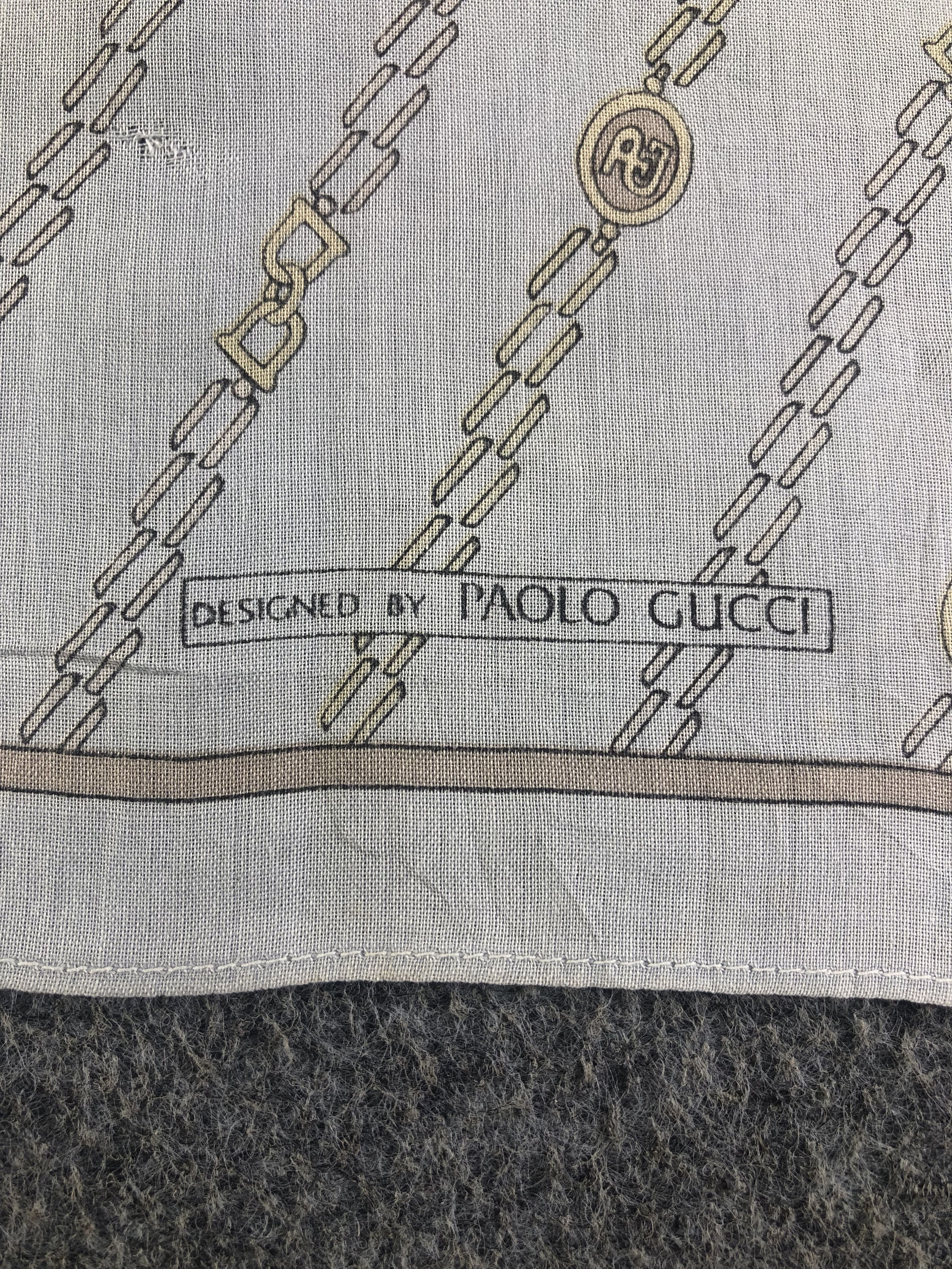 Paolo Gucci Paolo Gucci Handkerchief / Bandana / Neckerchief C481 Size ONE SIZE - 5 Thumbnail