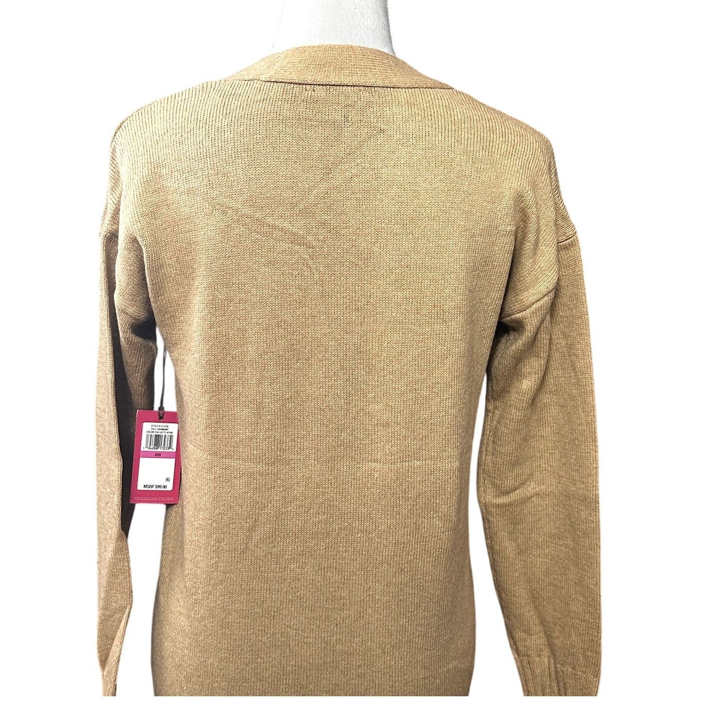 Vince Camuto Vince Camuto Cardigan Sweater Button Front DesignTan XXS NWT Size XXS / US 00 / IT 34 - 6 Thumbnail
