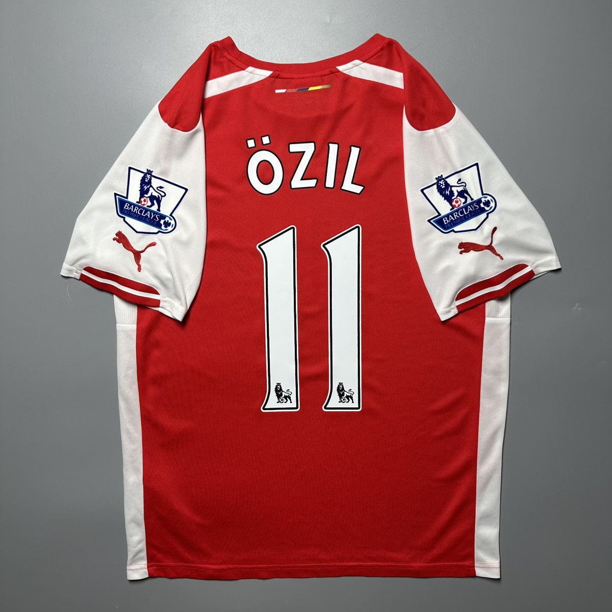 Puma ARSENAL PUMA 2014/2015 FOOTBALL SOCCER HOME JERSEY #11 OZIL Size US M / EU 48-50 / 2 - 1 Thumbnail