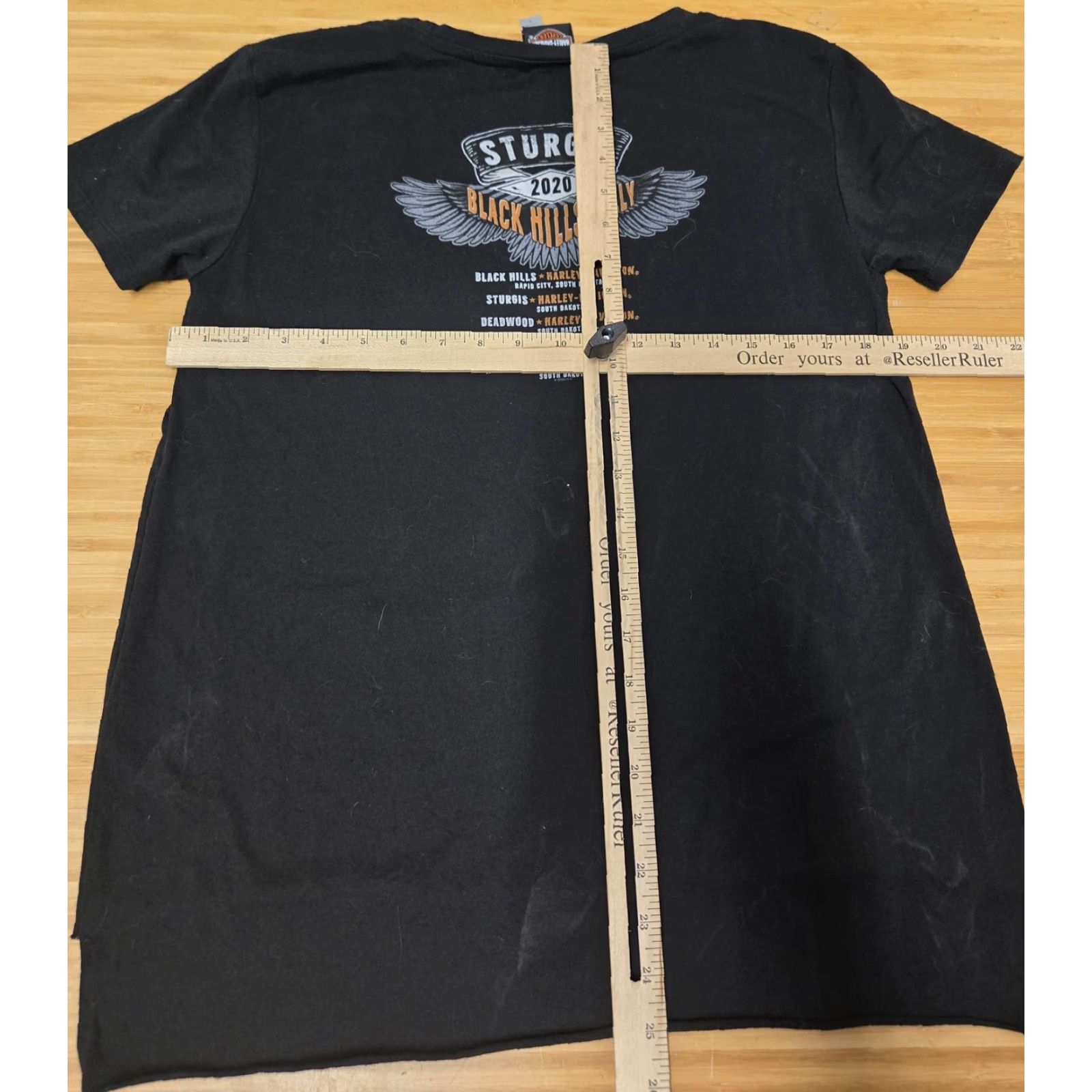 Harley Davidson Harley-Davidson Sturgis Shirt Womens L Black T-Shirt 2020 Eagle 80th Anniversary Harley-Davidson Size L / US 10 / IT 46 - 6 Thumbnail