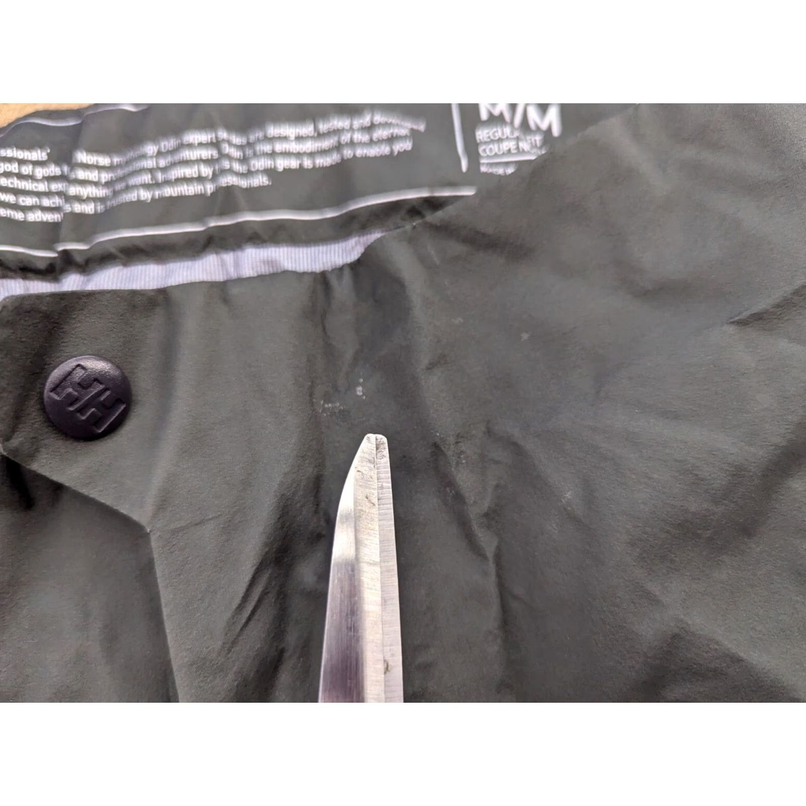 Helly Hansen Helly Hansen Mens Odin Pants Size M Lightweight Outdoor Taped Seams Gray Rain Pants Mens M Gray Size US 31 - 3 Thumbnail
