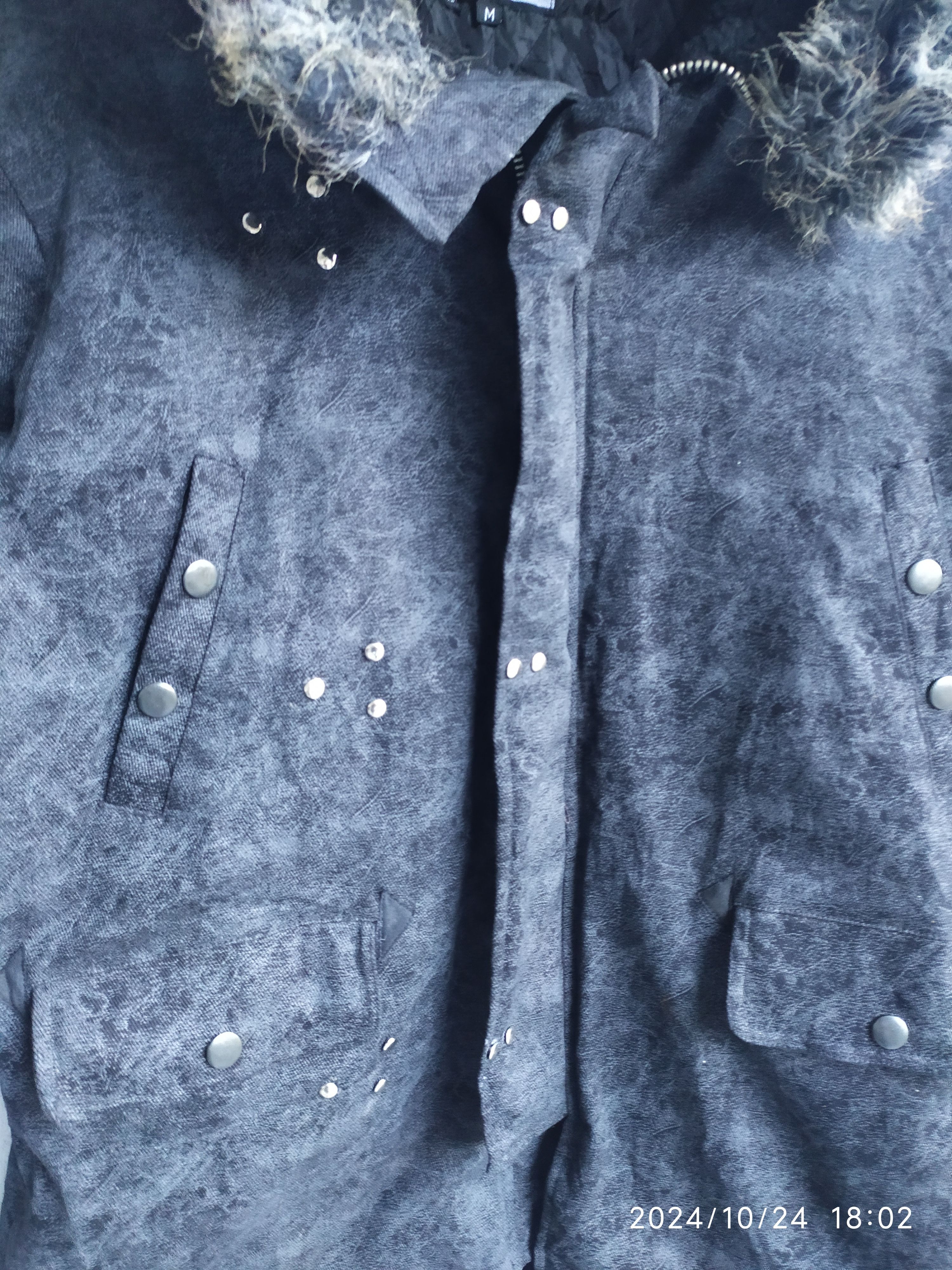 14th Addiction In The Attic Fur Hoodie Punk Jacket Size US M / EU 48-50 / 2 - 5 Thumbnail