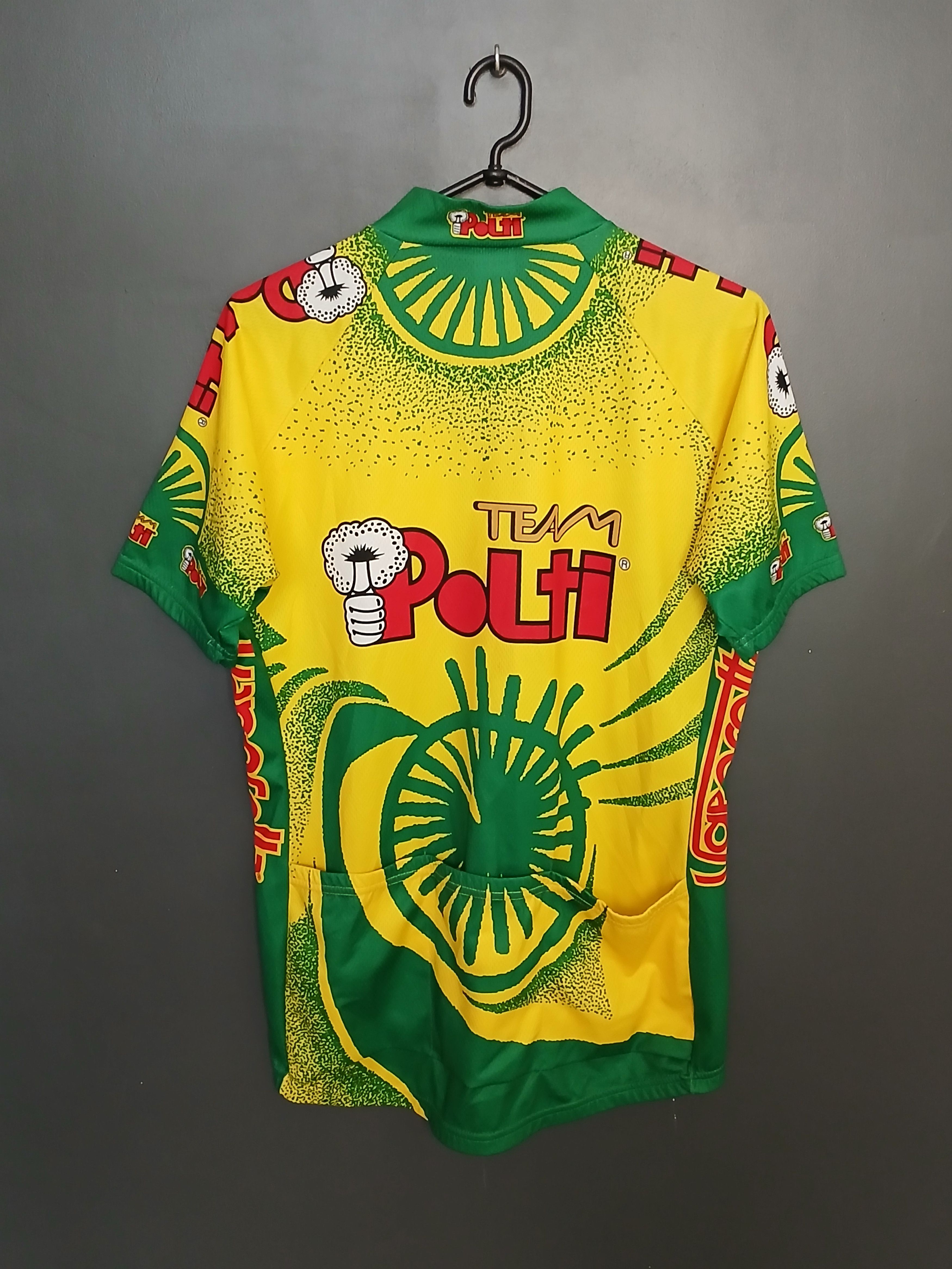 Bicycle Vintage Polti Team Bicycle Cycling Jersey Size US XXL / EU 58 / 5 - 2 Thumbnail